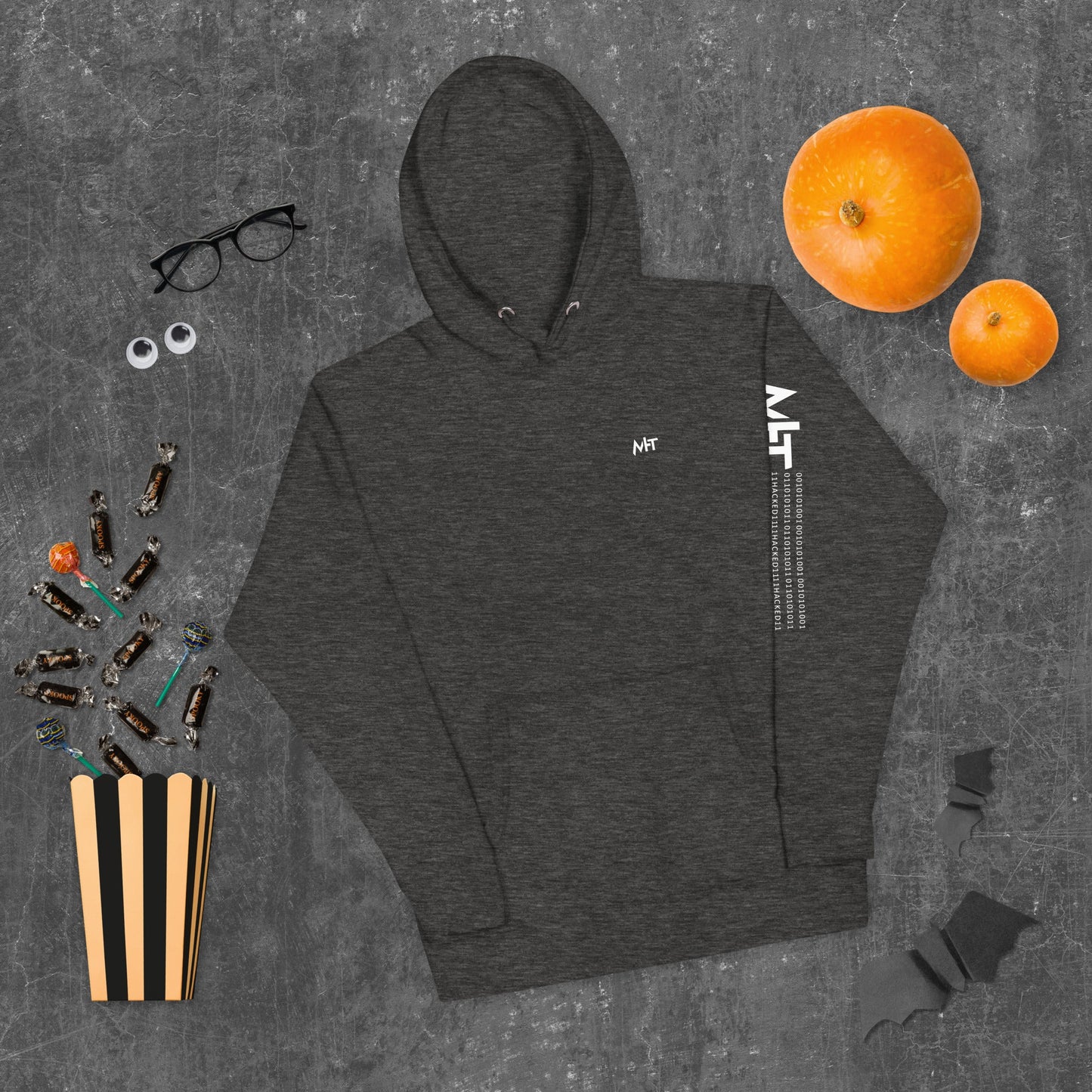 I Candle Stick - Unisex Hoodie ( Back Print ) by DarkByteGear