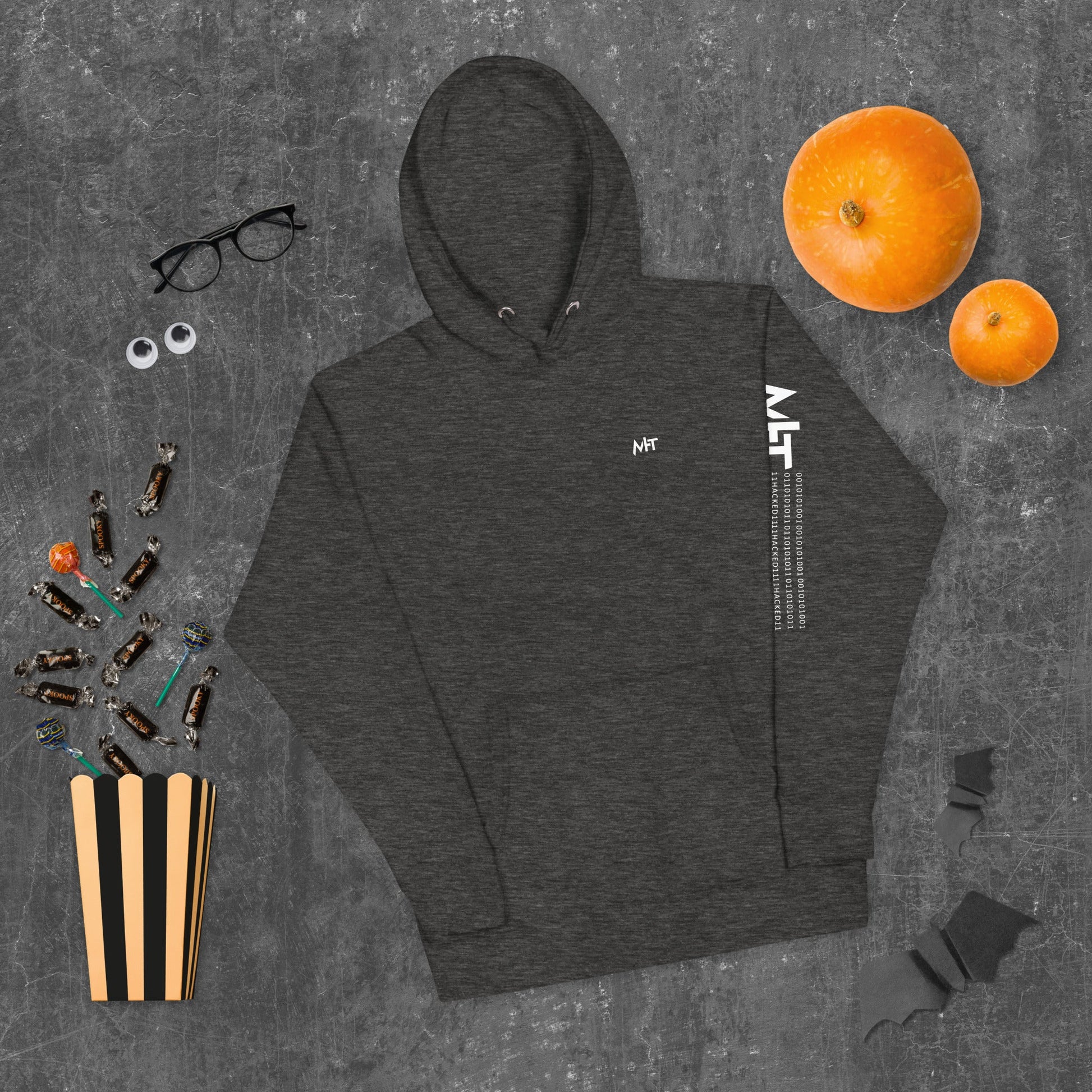 I Candle Stick - Unisex Hoodie ( Back Print ) by DarkByteGear