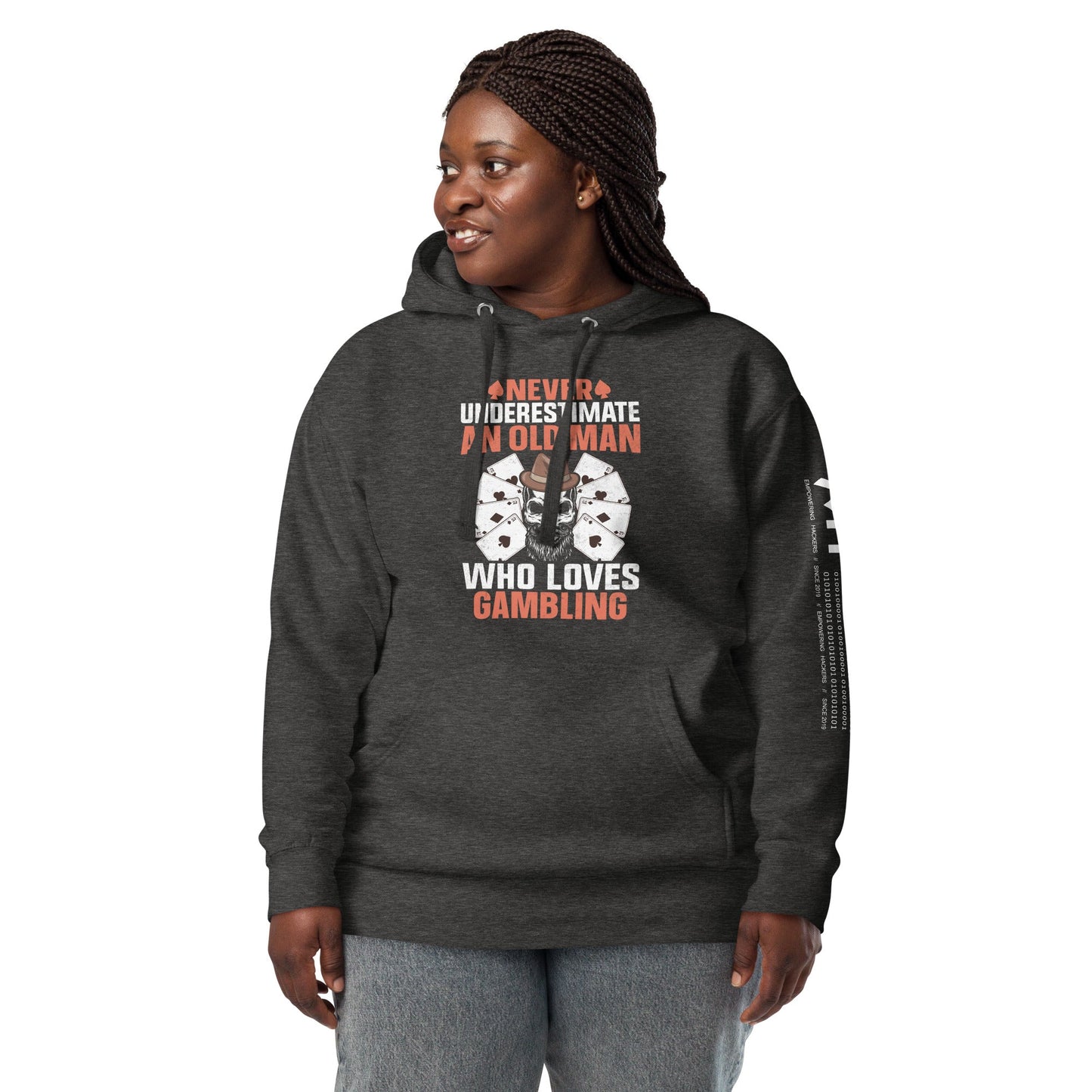 Never Underestimate an old man who Loves gambling - Unisex Hoodie by DarkByteGear