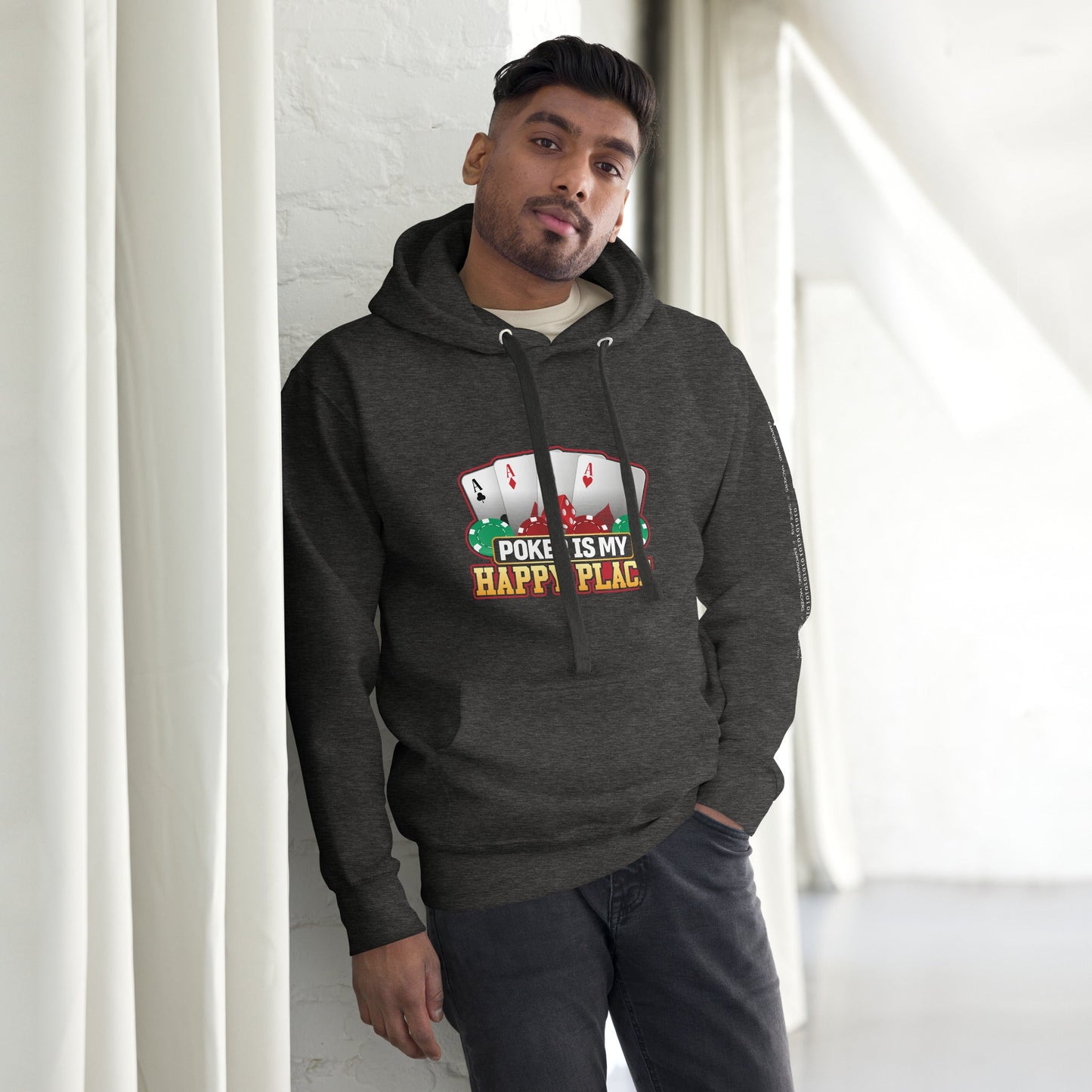 Poker Dad is like a Normal Dad but much Cooler - Unisex Hoodie by DarkByteGear