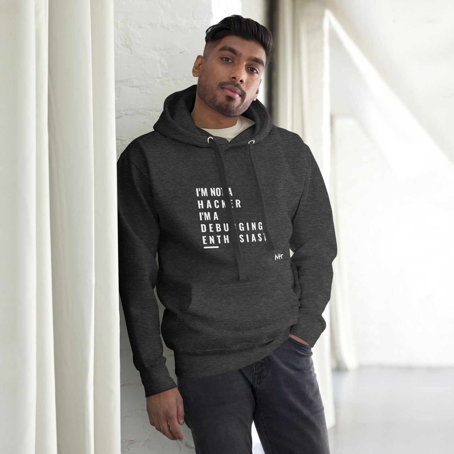 I'm not a Hacker: I'm a Debugging Enthusiast - Unisex Hoodie by DarkByteGear