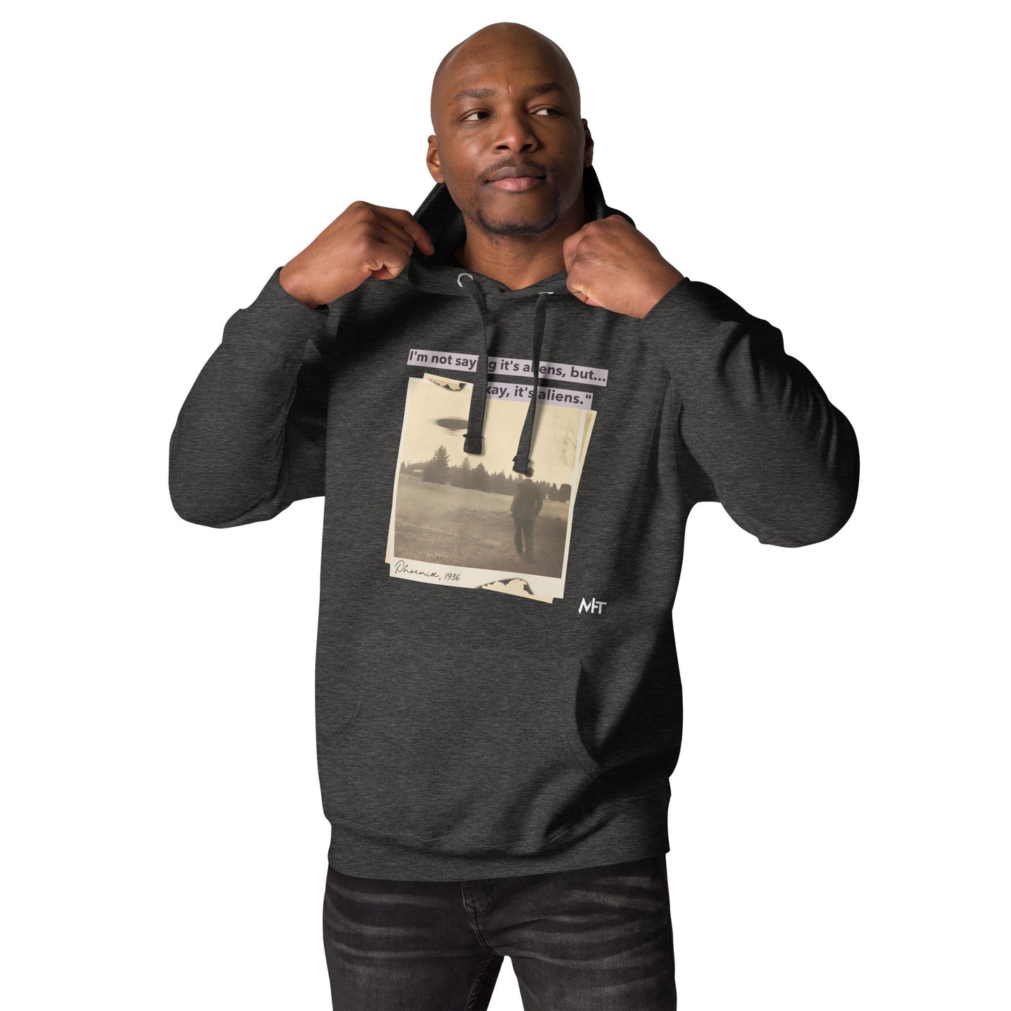 I am not saying it's aliens but, Okay! it's aliens V1 - Unisex Hoodie by DarkByteGear