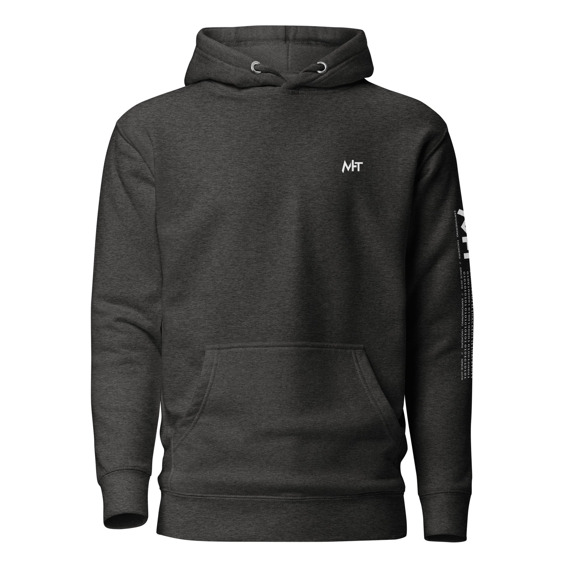 BITCOIN CLUB - Unisex Hoodie ( Back Print ) by DarkByteGear
