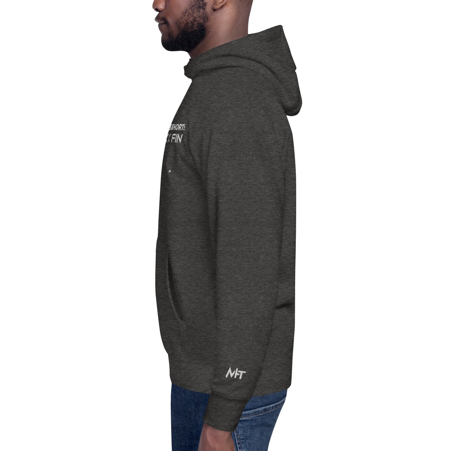 Long story short - Syn Ack Fin - Unisex Hoodie (Embroidery) by DarkByteGear