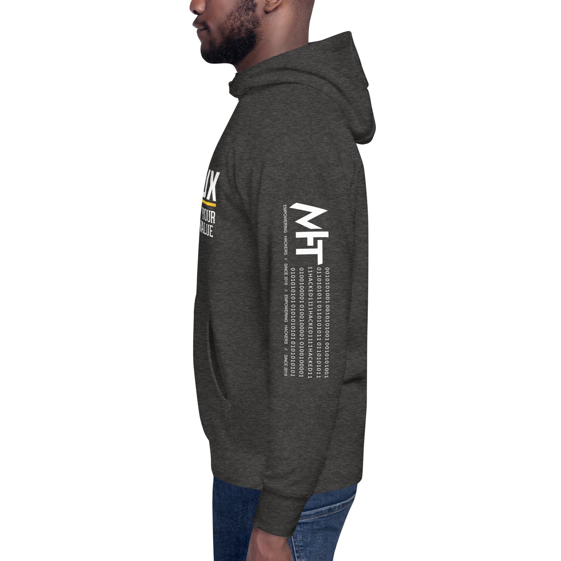Linux is free only when your time has no value Unisex Hoodie by DarkByteGear