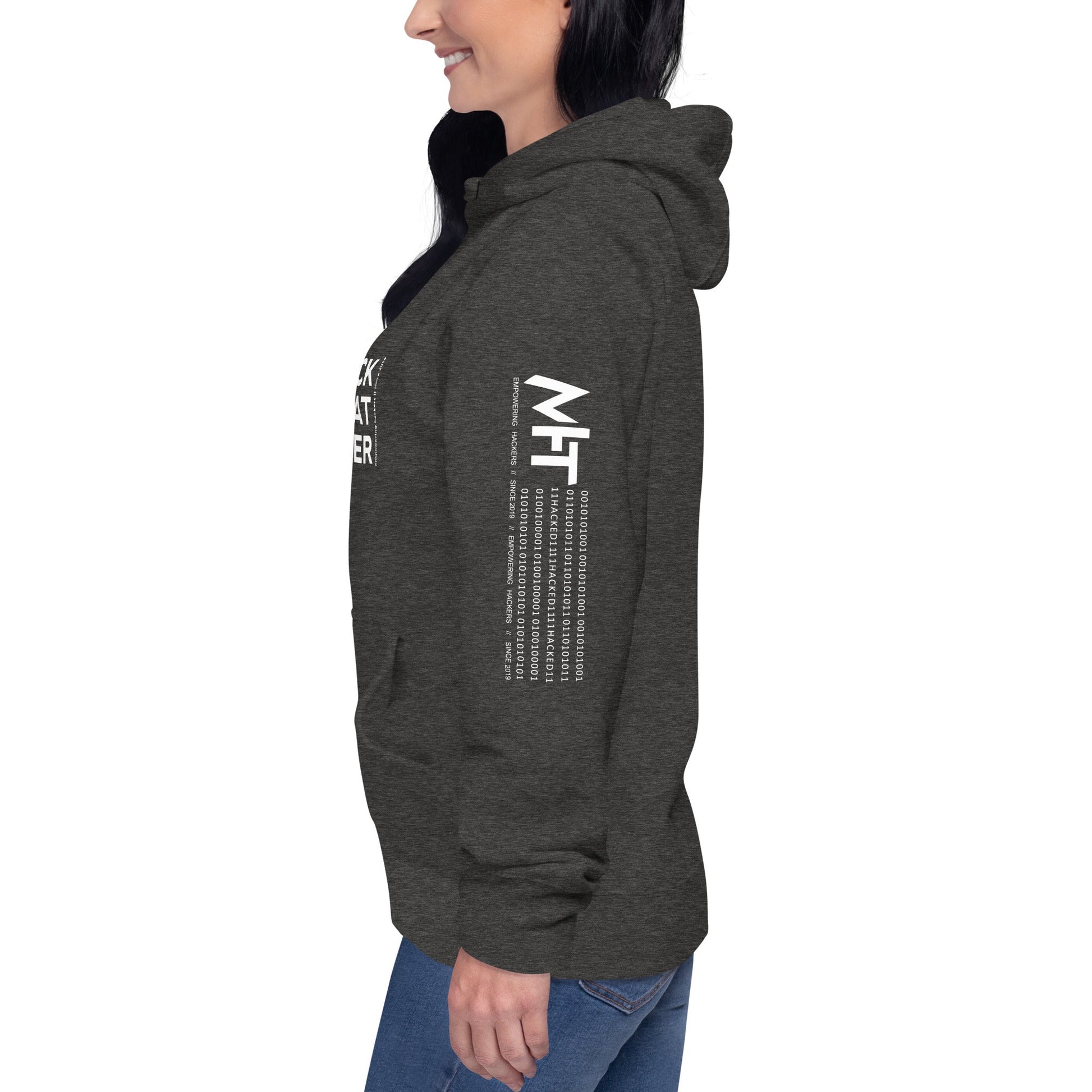 Black Hat Hacker V12 Unisex Hoodie by DarkByteGear