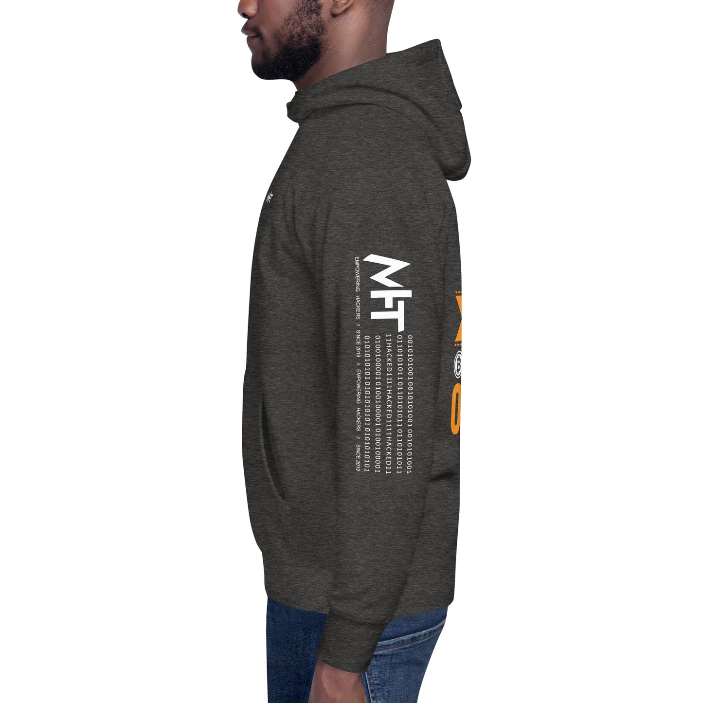 Men are like Bitcoin - Unisex Hoodie ( Back Print ) by DarkByteGear