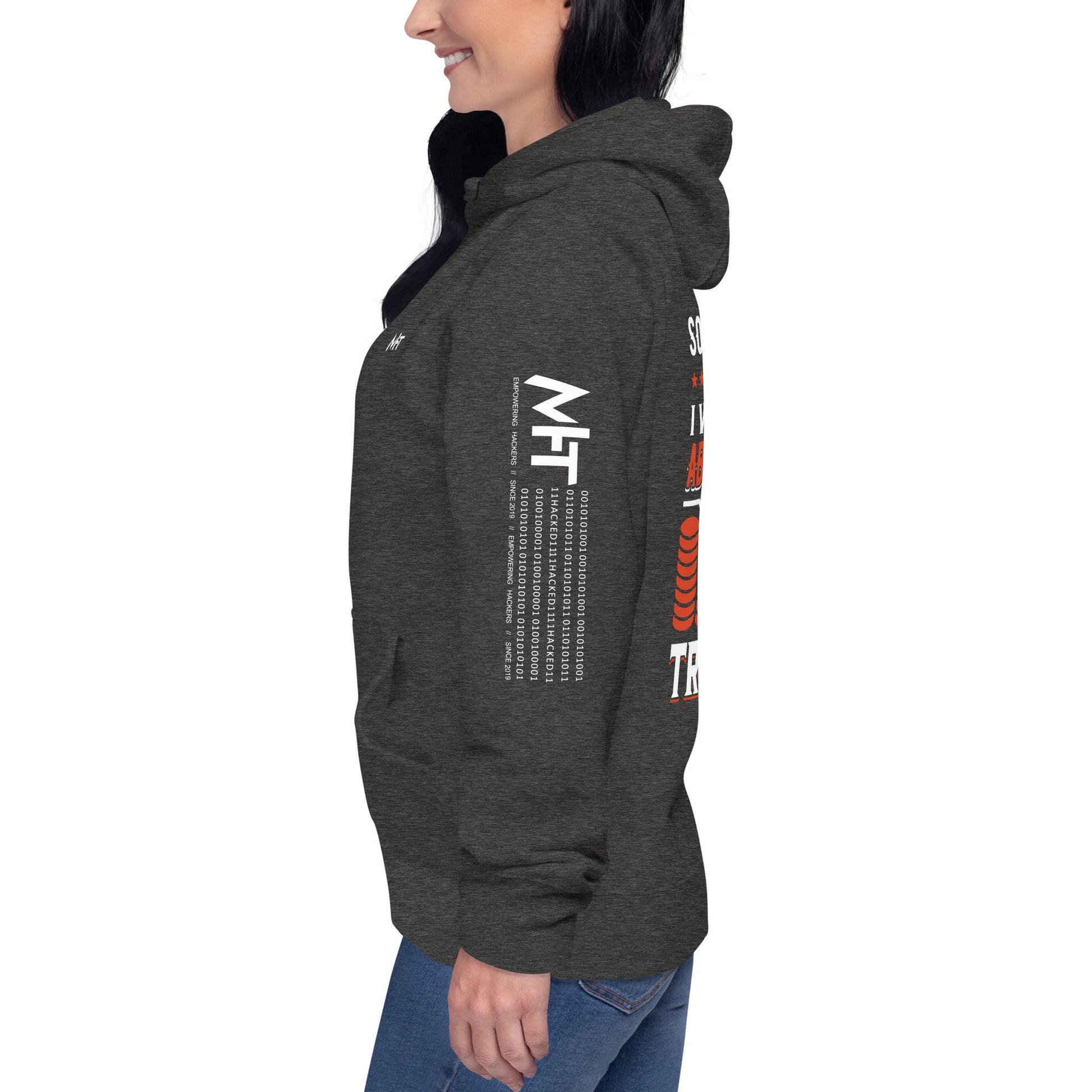 I am not Listening; I am Thinking about Trading - Unisex Hoodie by DarkByteGear