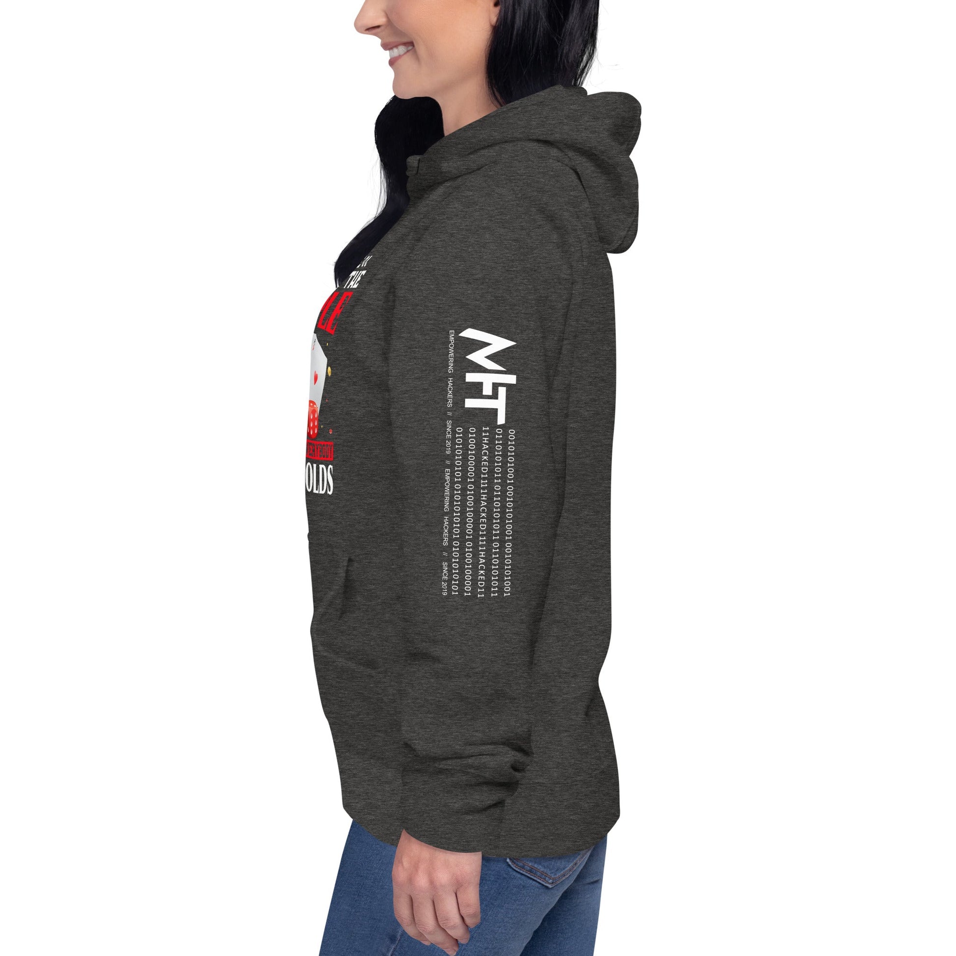 Usually I Like Most of the People But I Hate everyone who Folds - Unisex Hoodie by DarkByteGear