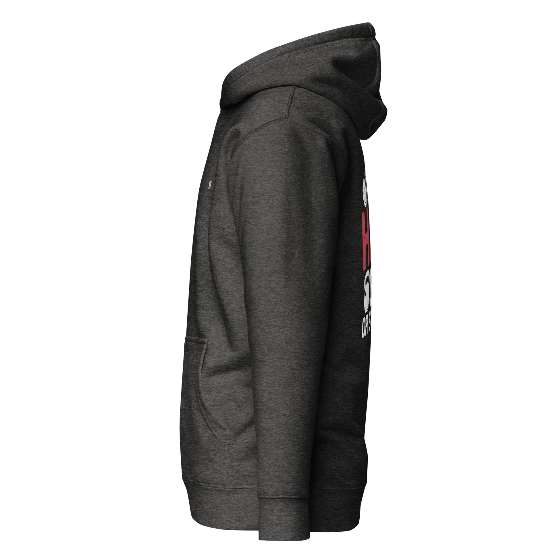 Train Hard - Unisex Hoodie (back print) by DarkByteGear