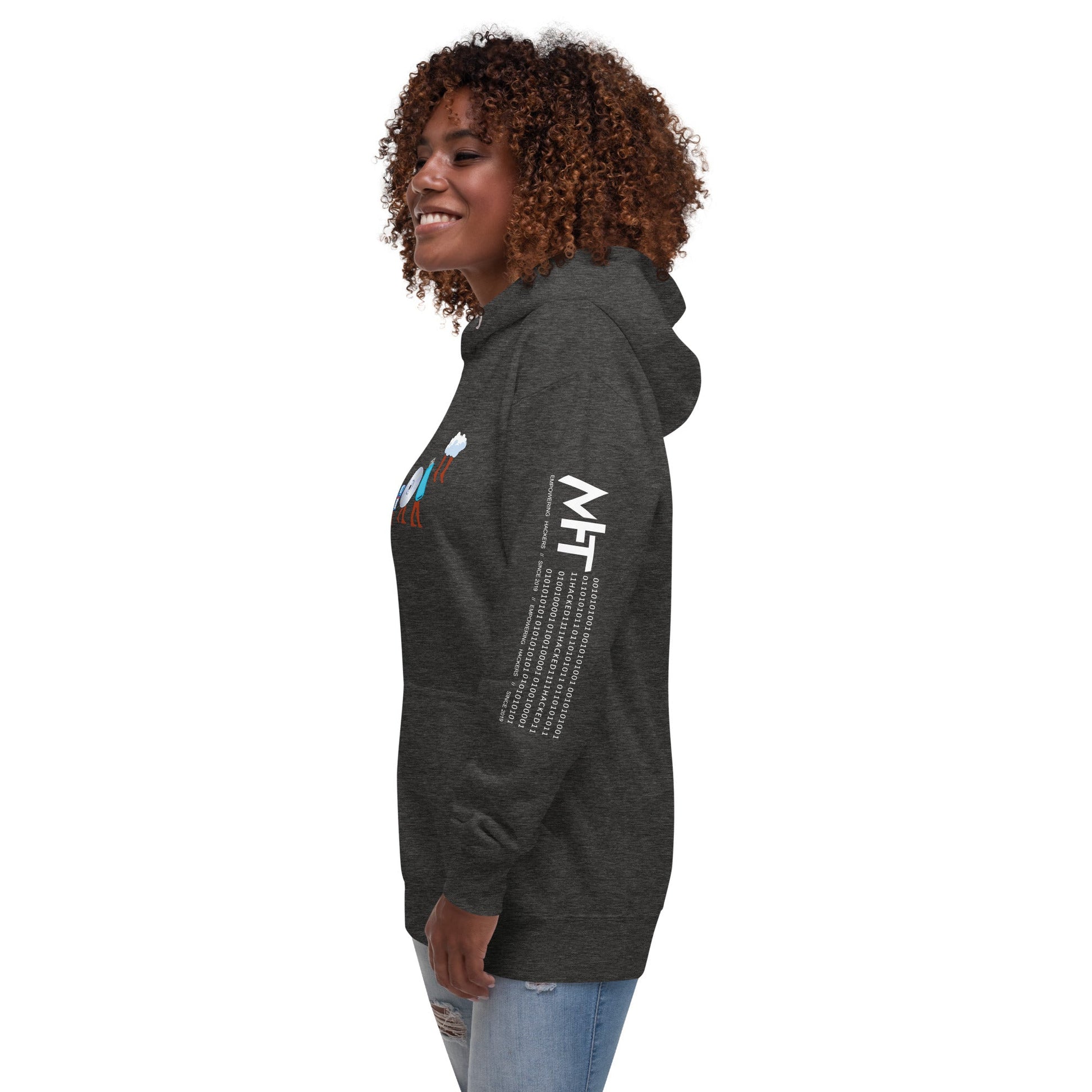 Evolution of data storage - Unisex Hoodie by DarkByteGear