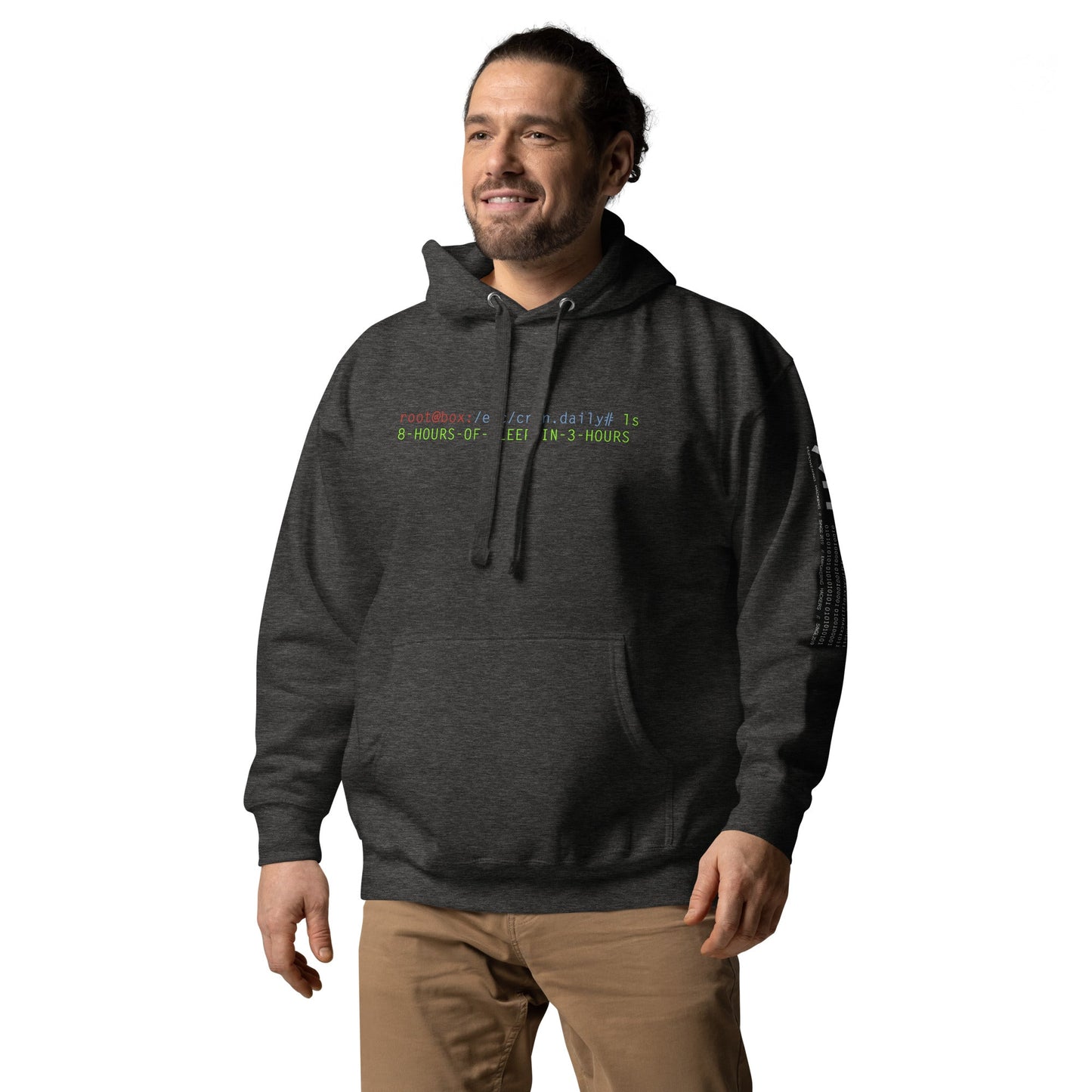 8 hours of sleep in 3 hours Unisex Hoodie by DarkByteGear