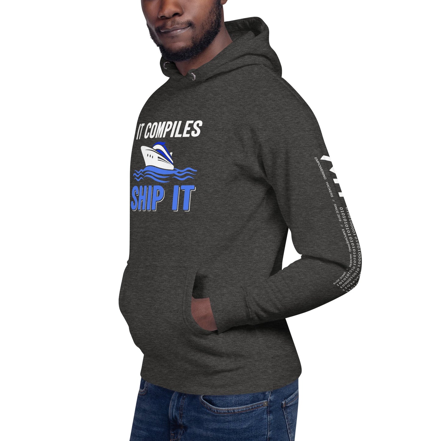 It Compiles, Ship it Unisex Hoodie by DarkByteGear