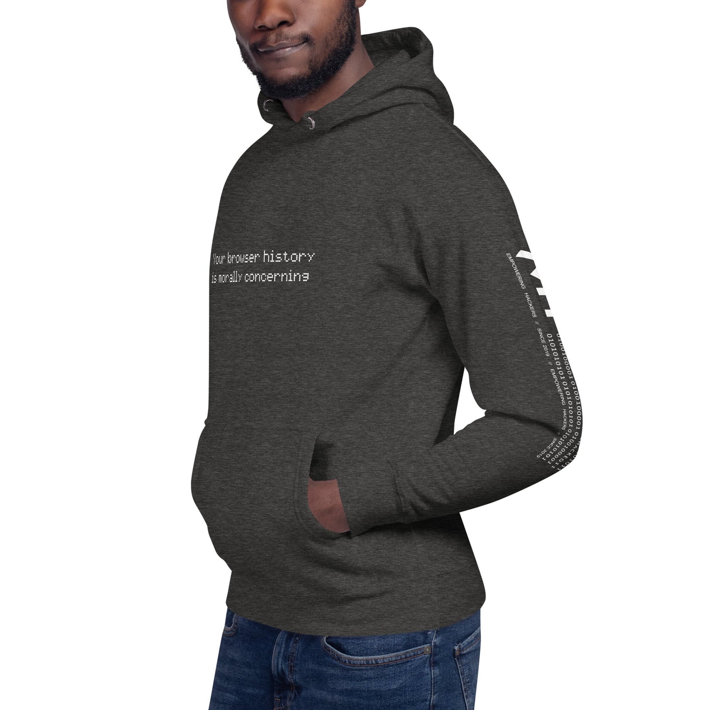 Your Browser History is Morally Concerning V2 Unisex Hoodie by DarkByteGear