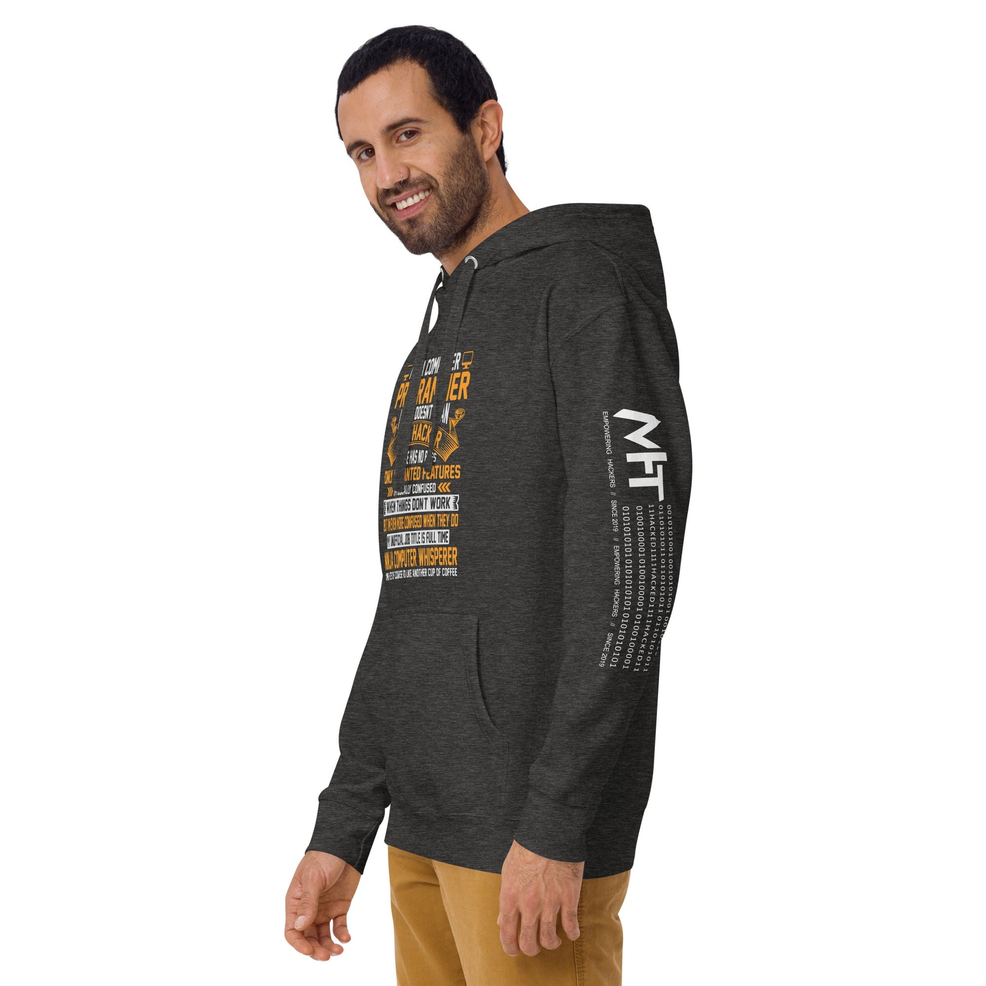 I am a Computer Programmer: Ninja Computer Whisperer - Unisex Hoodie by DarkByteGear