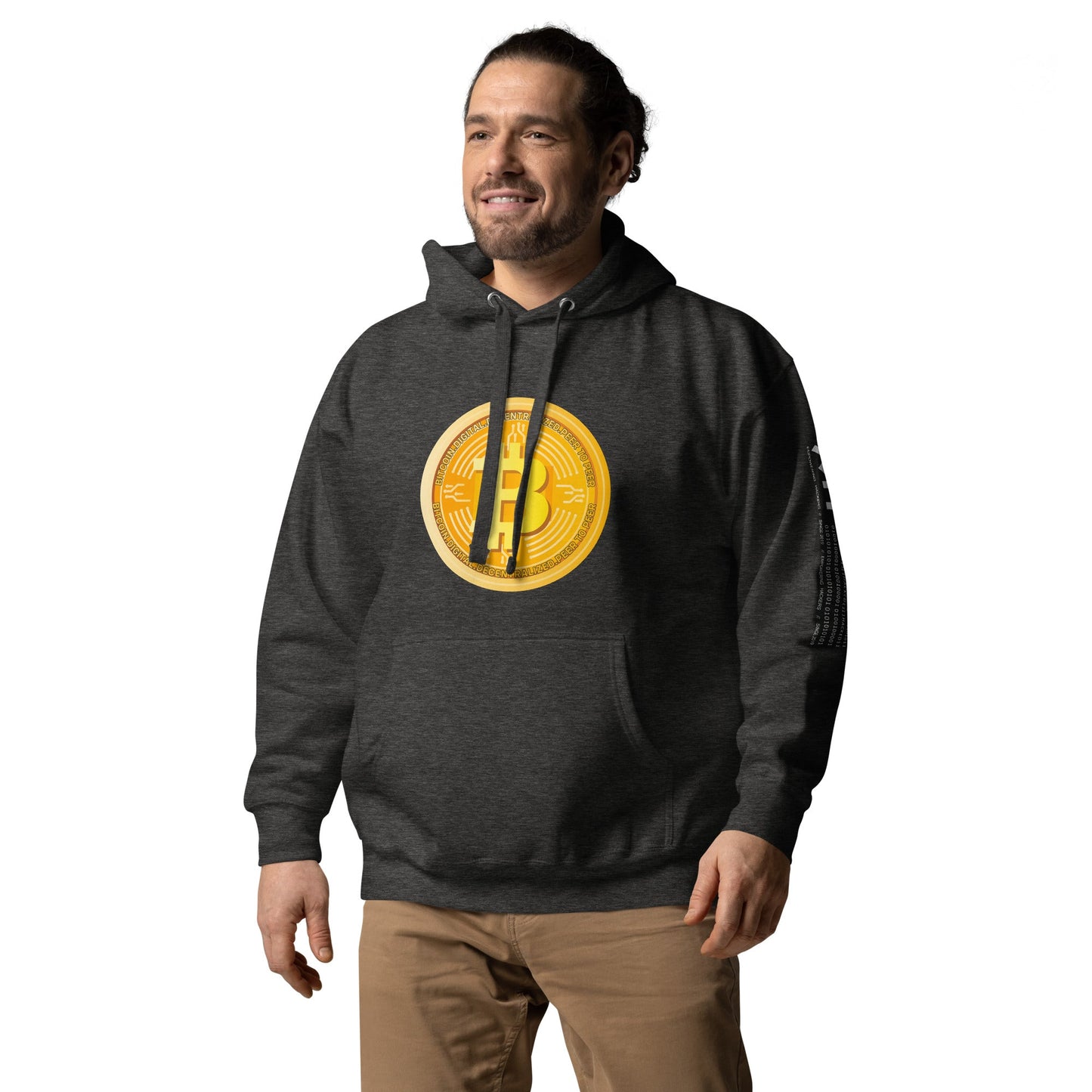 Bitcoin Medal - Unisex Hoodie by DarkByteGear
