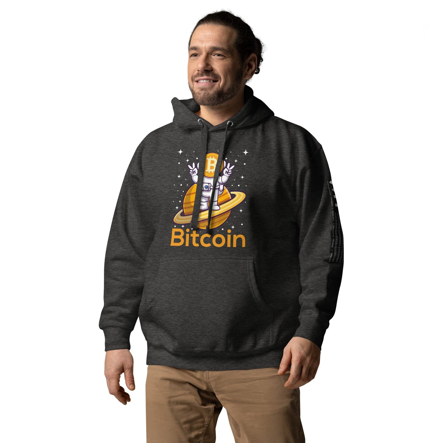 Bitcoin Satan Astronaut - Unisex Hoodie by DarkByteGear