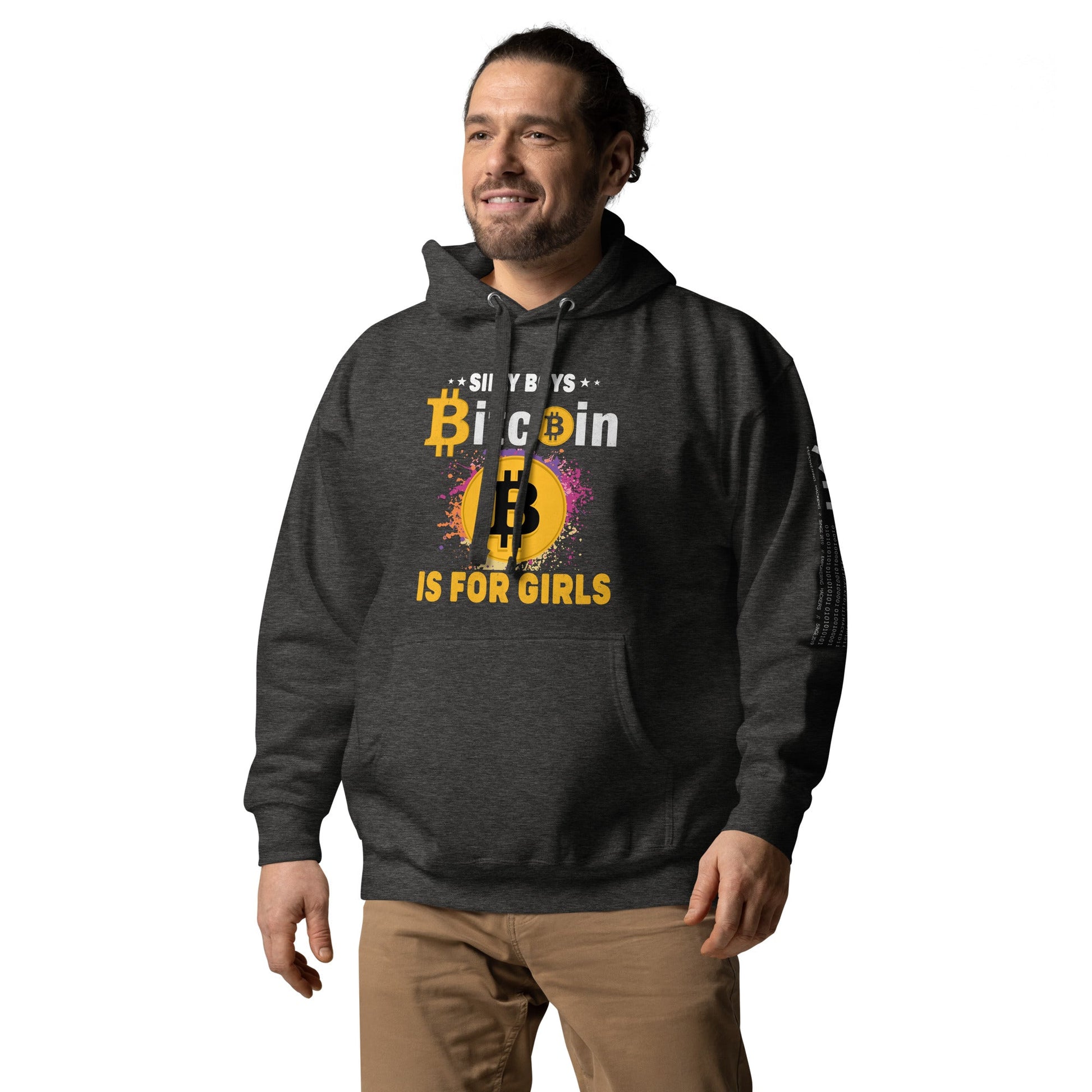 *Silly Boys* : BTC is for Girls - Unisex Hoodie by DarkByteGear