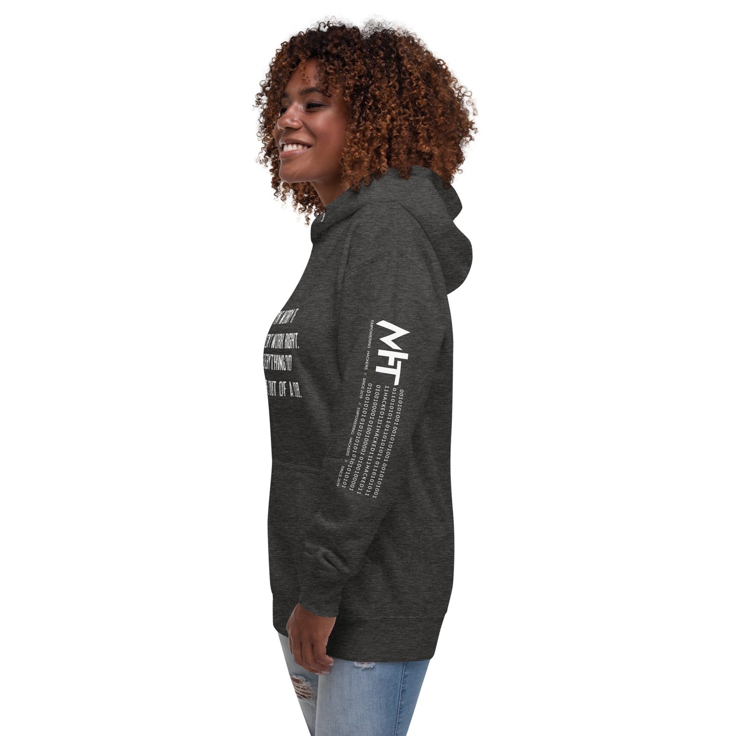 Don't worry if it doesn't work right: if everything did, you would be out of your job V2 - Unisex Hoodie by DarkByteGear