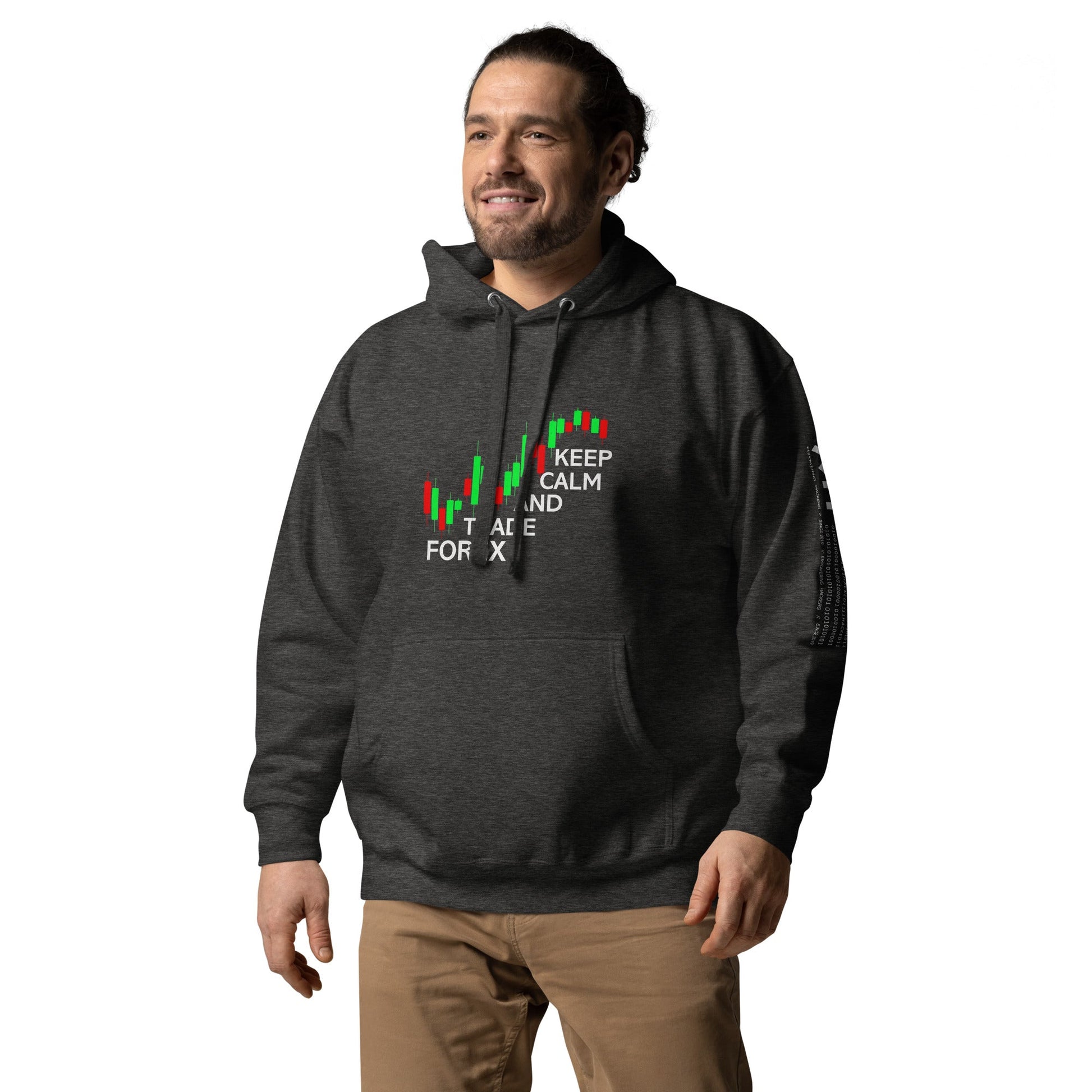 Keep Calm and Trade Forex - Unisex Hoodie by DarkByteGear