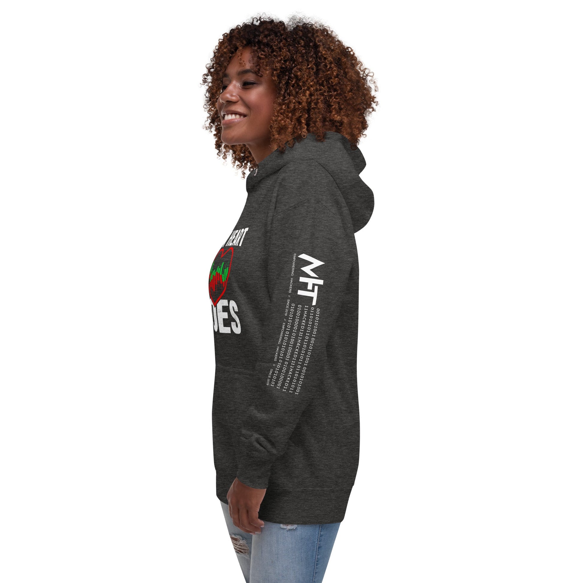 My Heart Goes - Unisex Hoodie by DarkByteGear