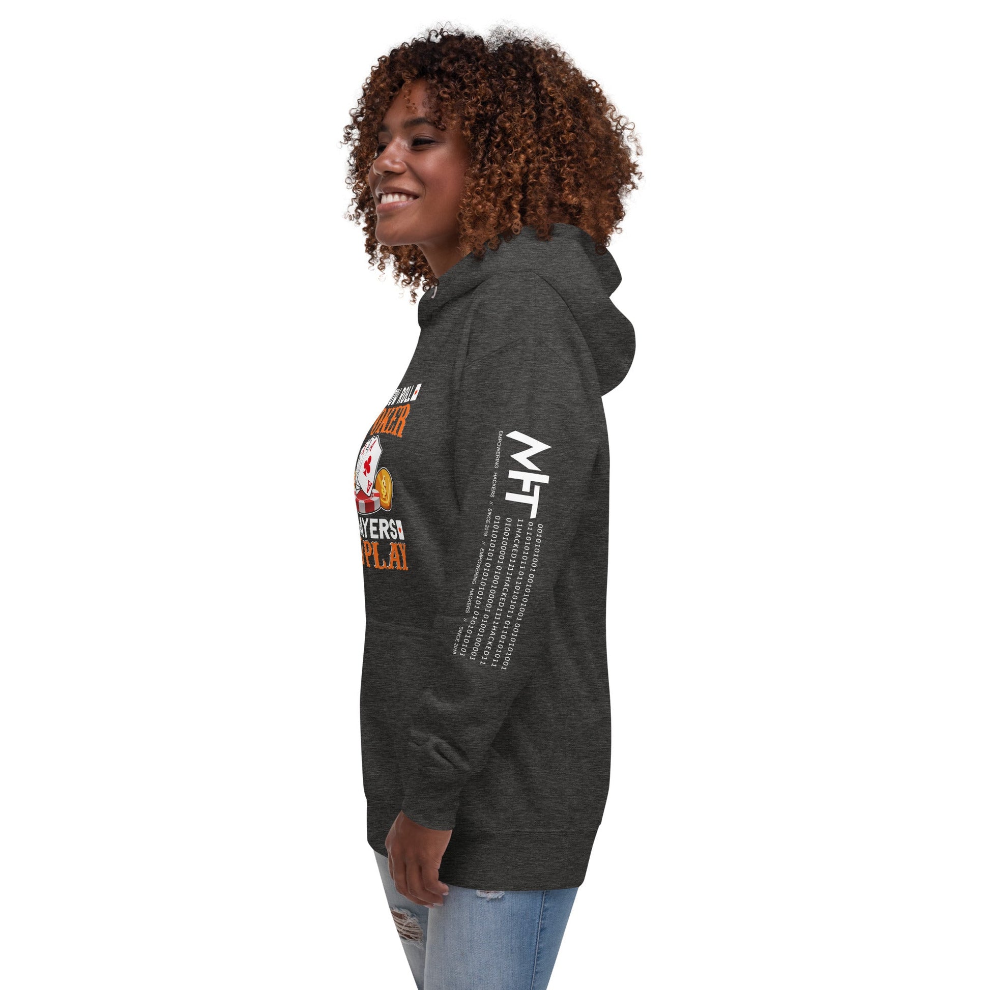 Slow Roll Poker; Players at Play - Unisex Hoodie by DarkByteGear