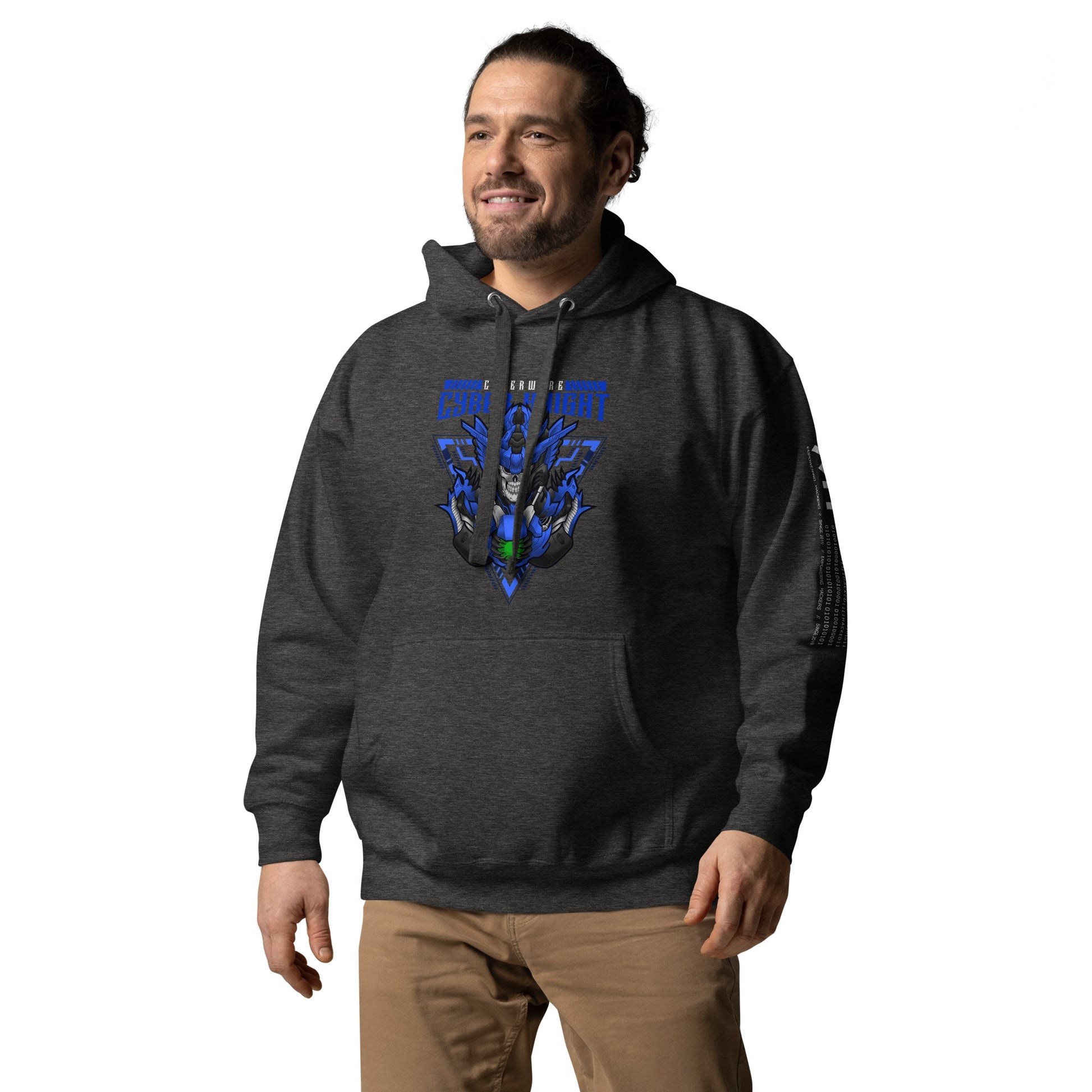 CyberWare Cyber knight - Unisex Hoodie by DarkByteGear