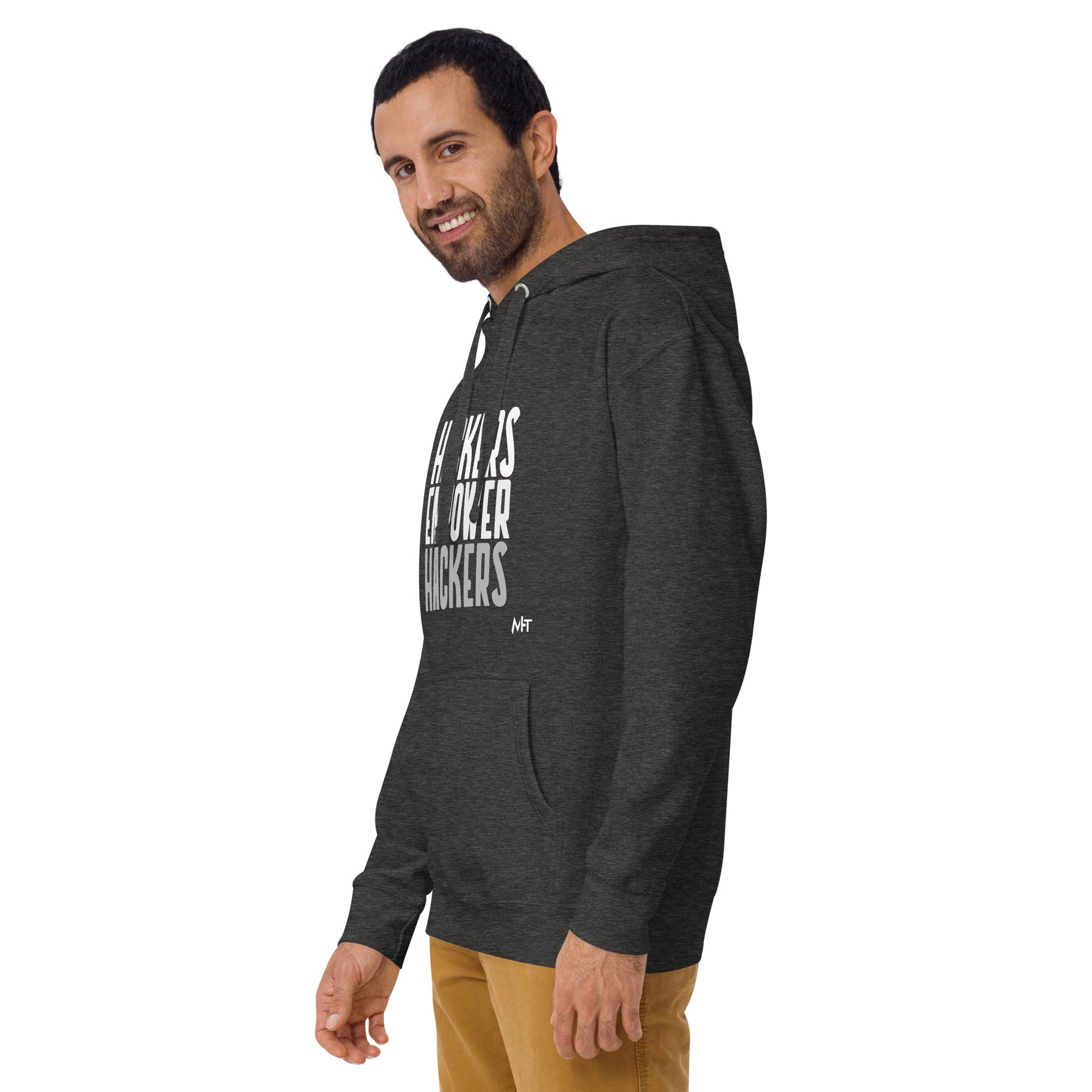 Hackers Empower Hackers - Unisex Hoodie by DarkByteGear