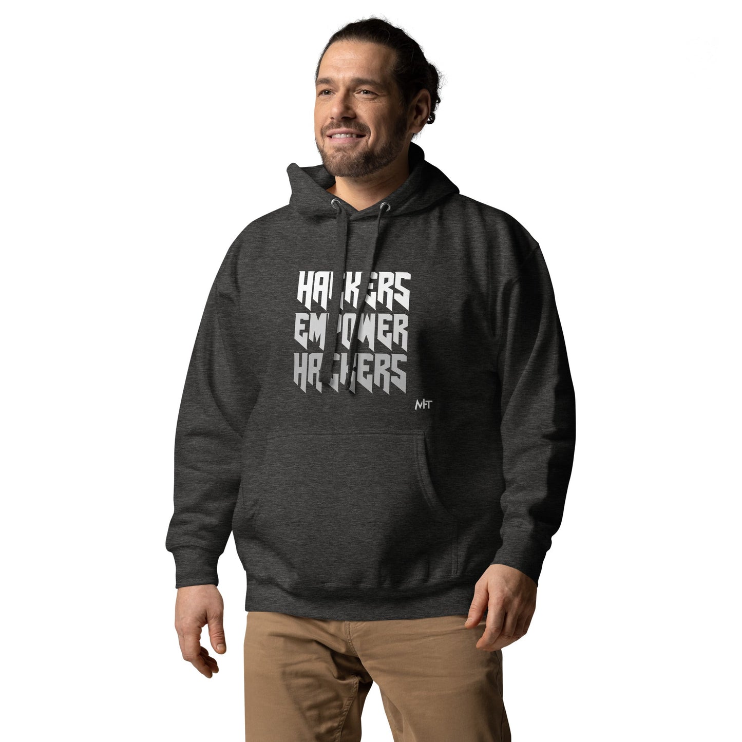 Hackers Empower Hackers V4 - Unisex Hoodie by DarkByteGear