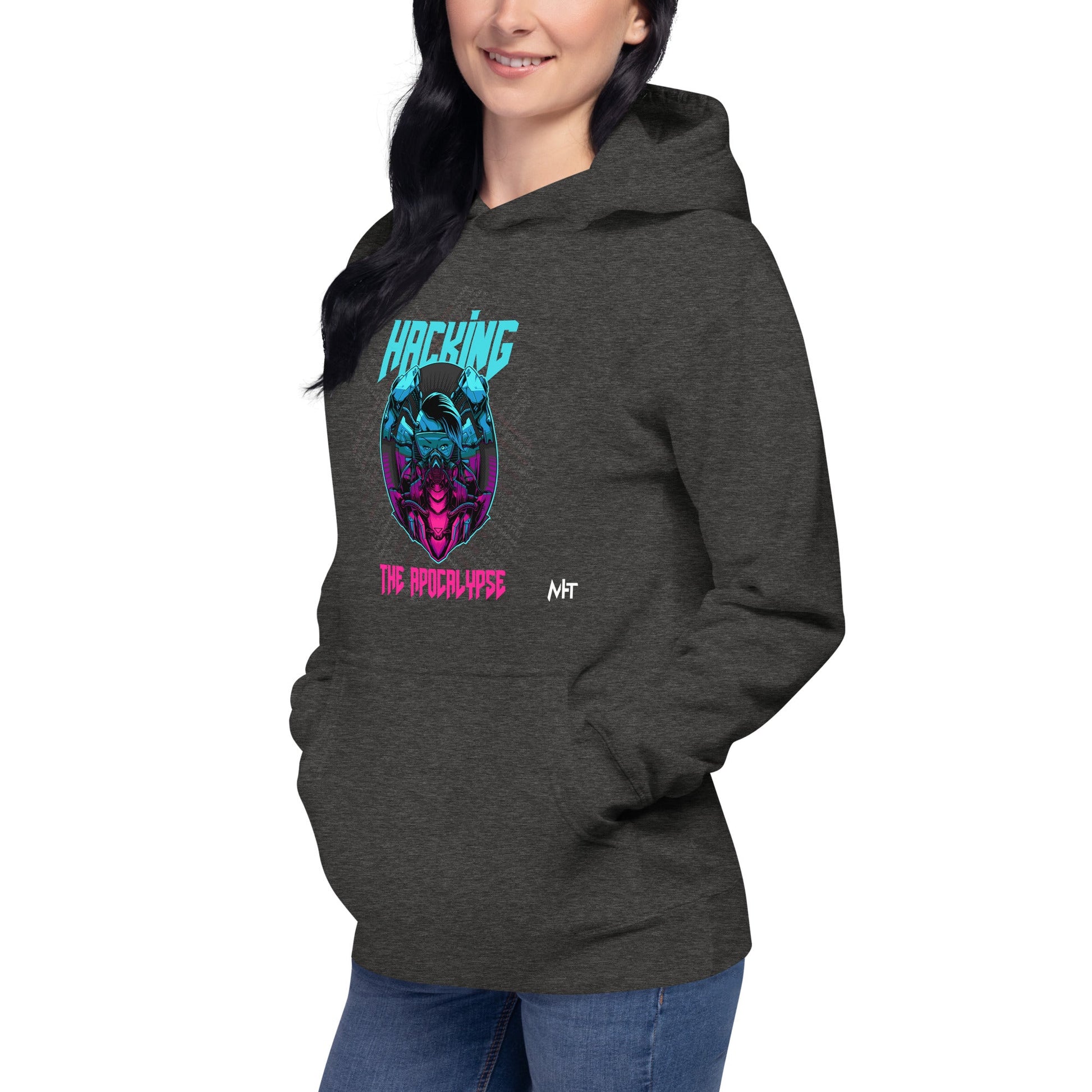 Hacking the apocalypse V2 - Unisex Hoodie by DarkByteGear