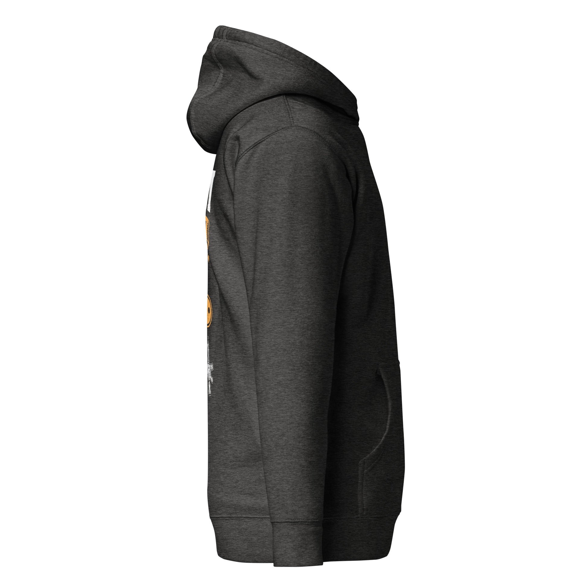 Freedom is earned through Blood, Sweat and Sacrifice - Unisex Hoodie (back print) by DarkByteGear