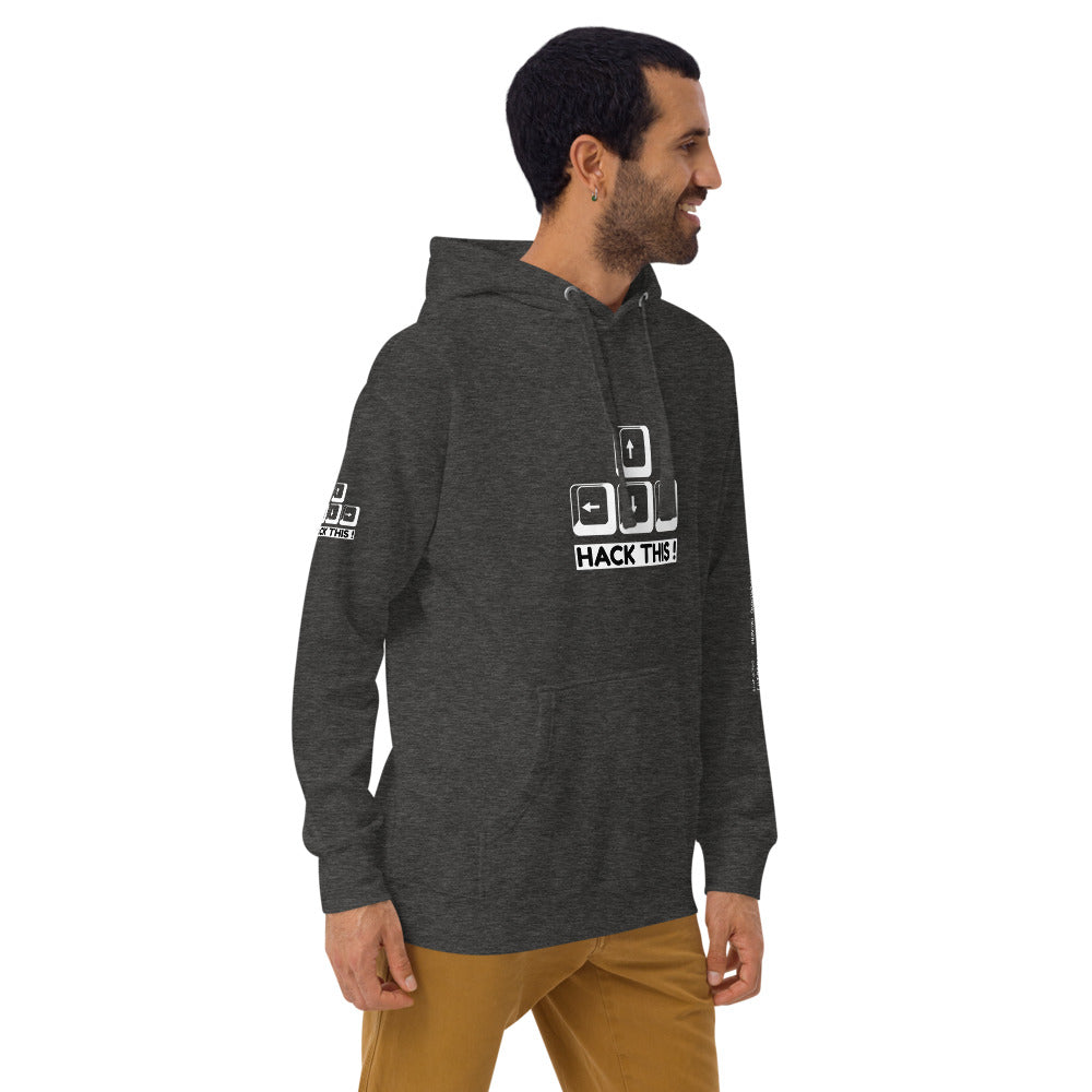 Hack this - Unisex Hoodie by DarkByteGear