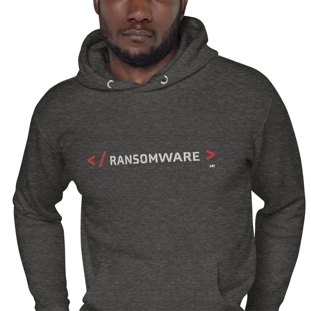 Ransomware - Unisex Hoodie Embroidery by DarkByteGear