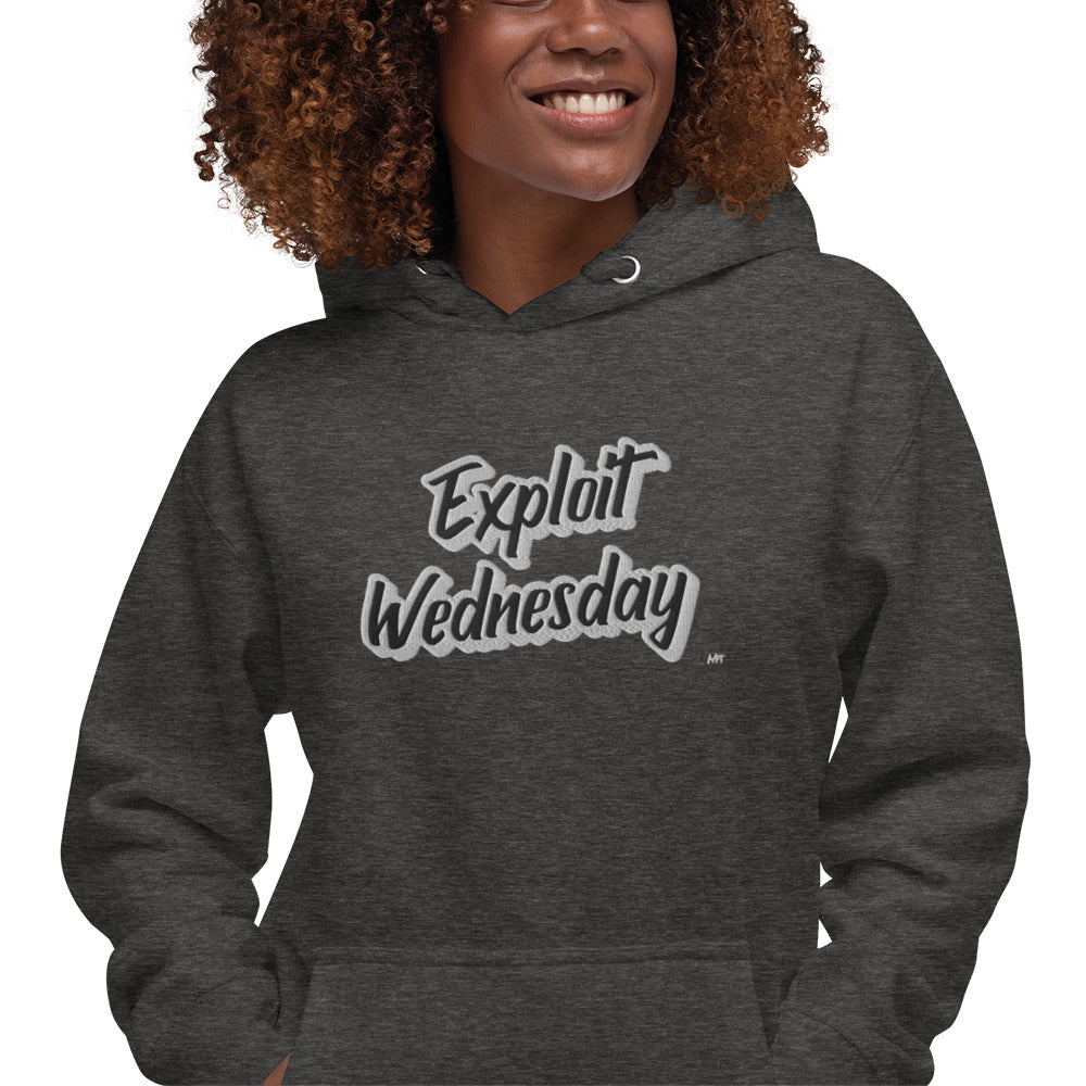Exploit Wednesday - Unisex Hoodie (embroidered) by DarkByteGear