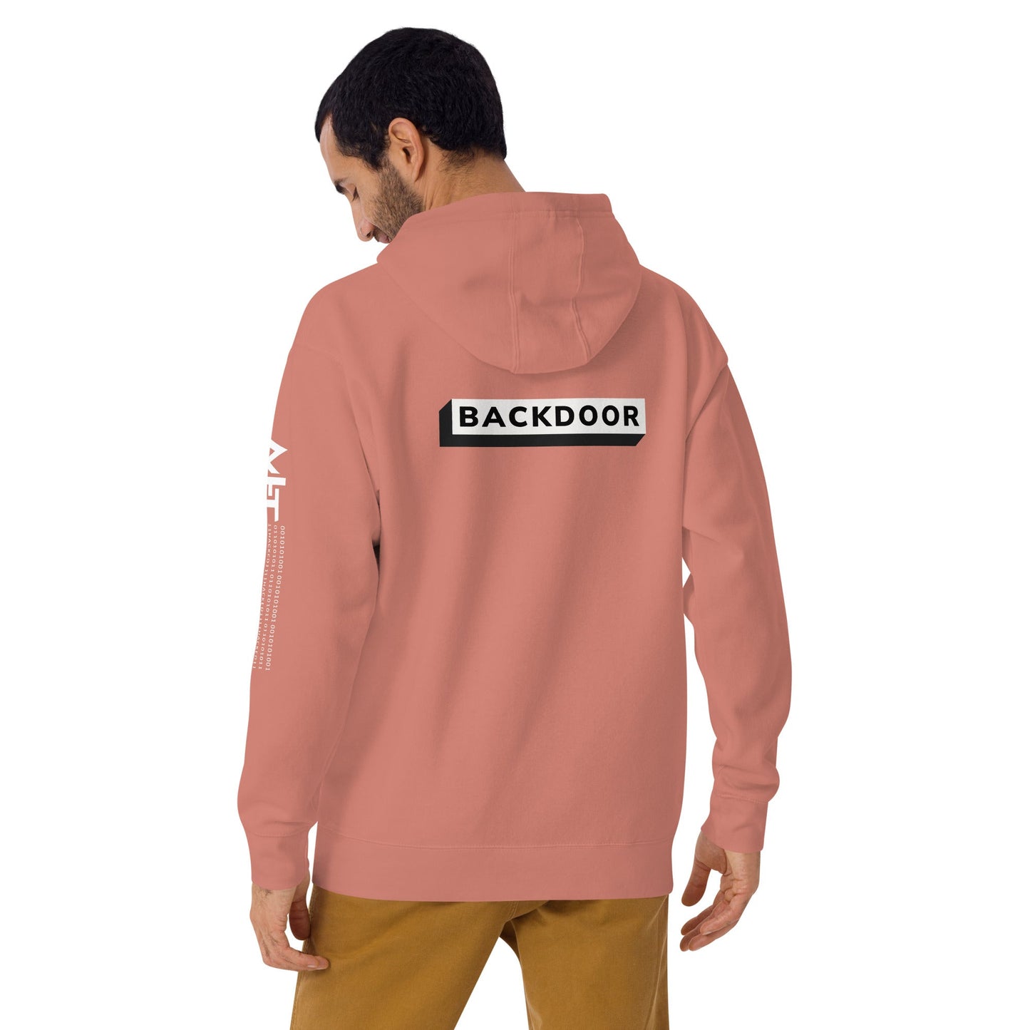 Backdoor - Unisex Hoodie (back print) by DarkByteGear