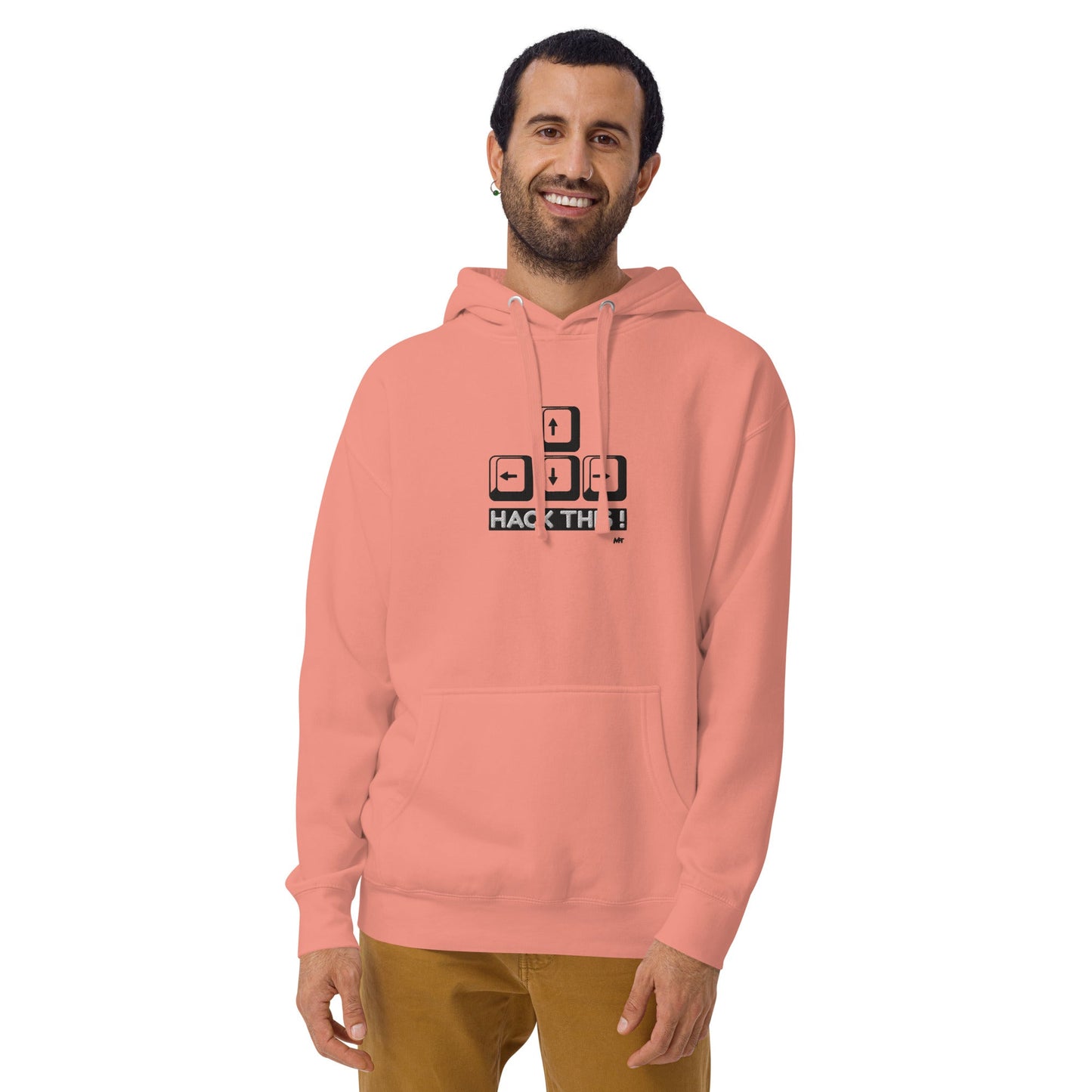 Hack this - Unisex Hoodie (embroidered) by DarkByteGear