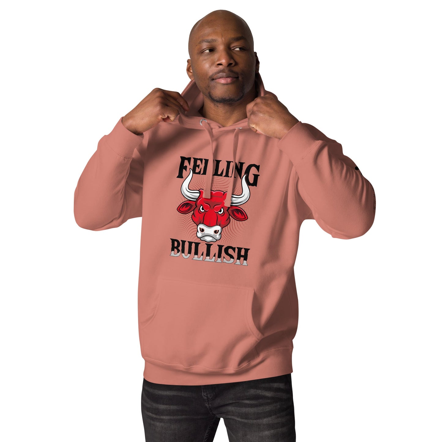 Feeling Bullish in Dark Text - Unisex Hoodie by DarkByteGear