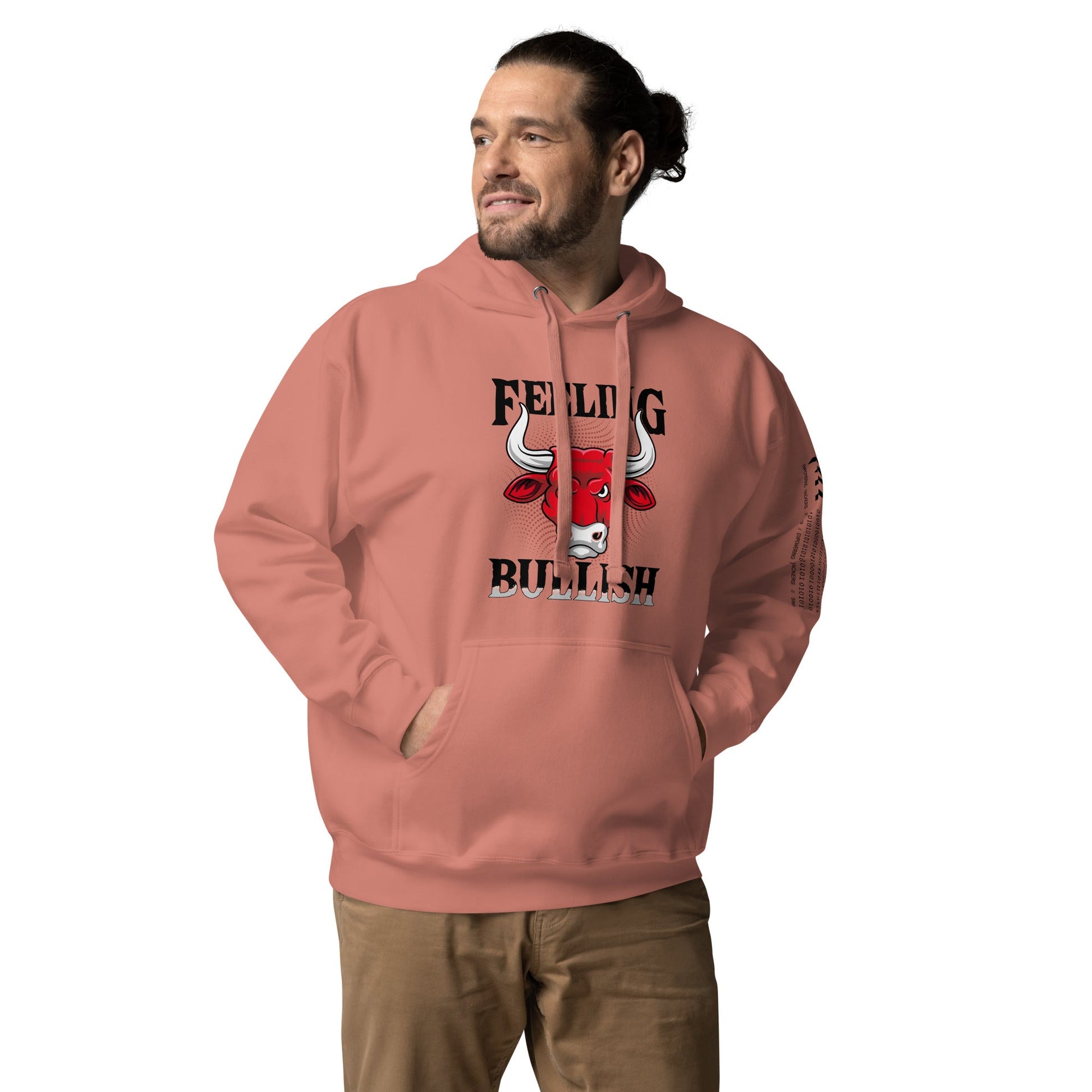 Feeling Bullish in Dark Text - Unisex Hoodie by DarkByteGear