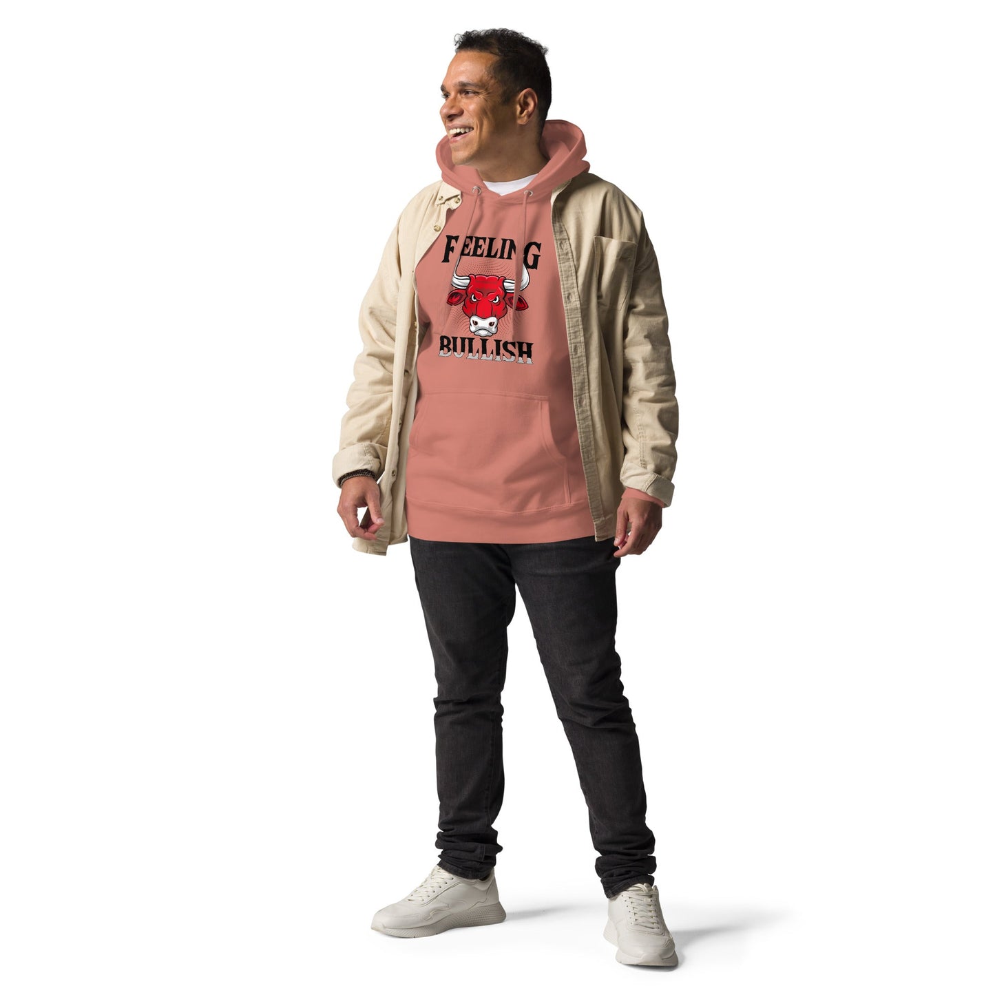 Feeling Bullish in Dark Text - Unisex Hoodie by DarkByteGear