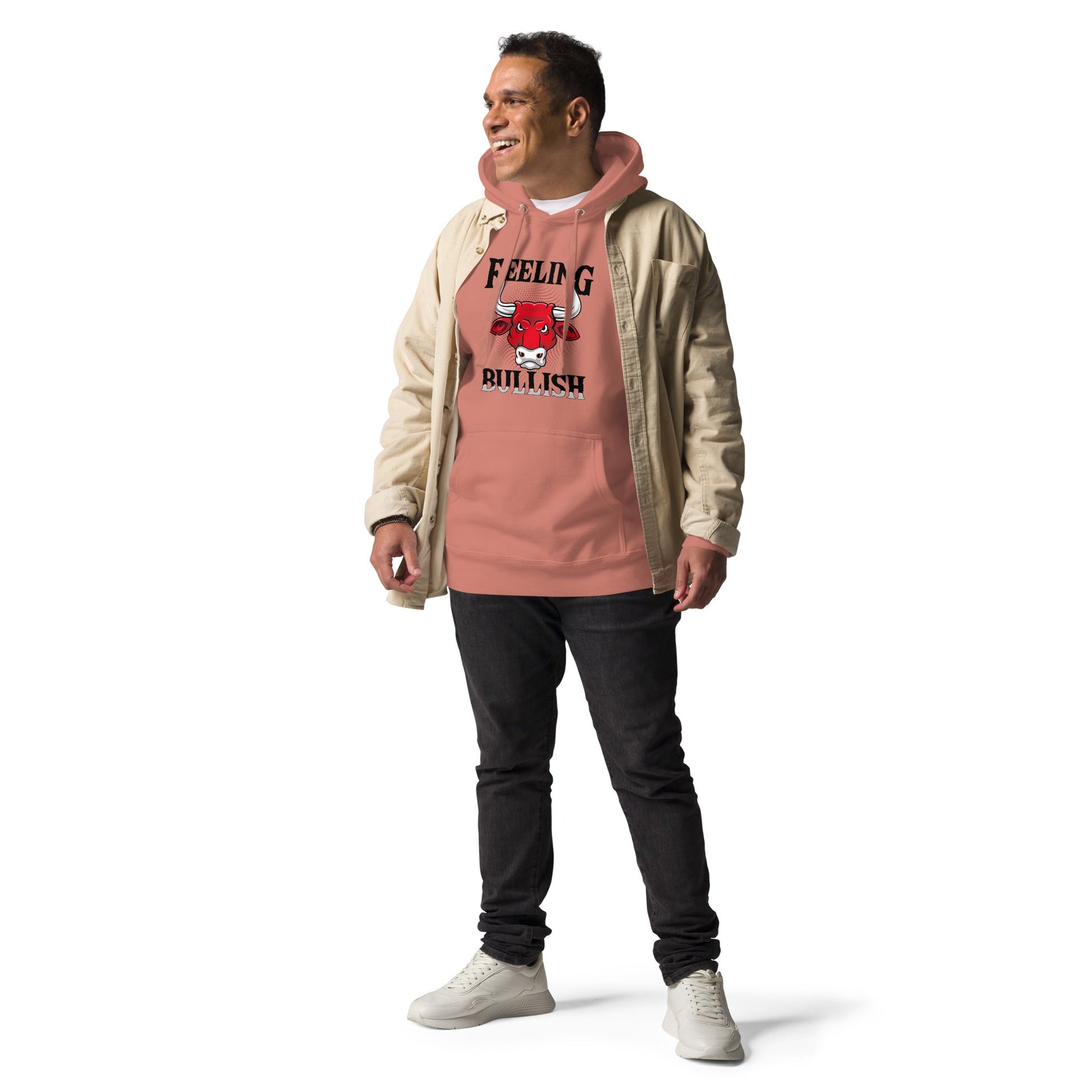 Feeling Bullish in Dark Text - Unisex Hoodie by DarkByteGear