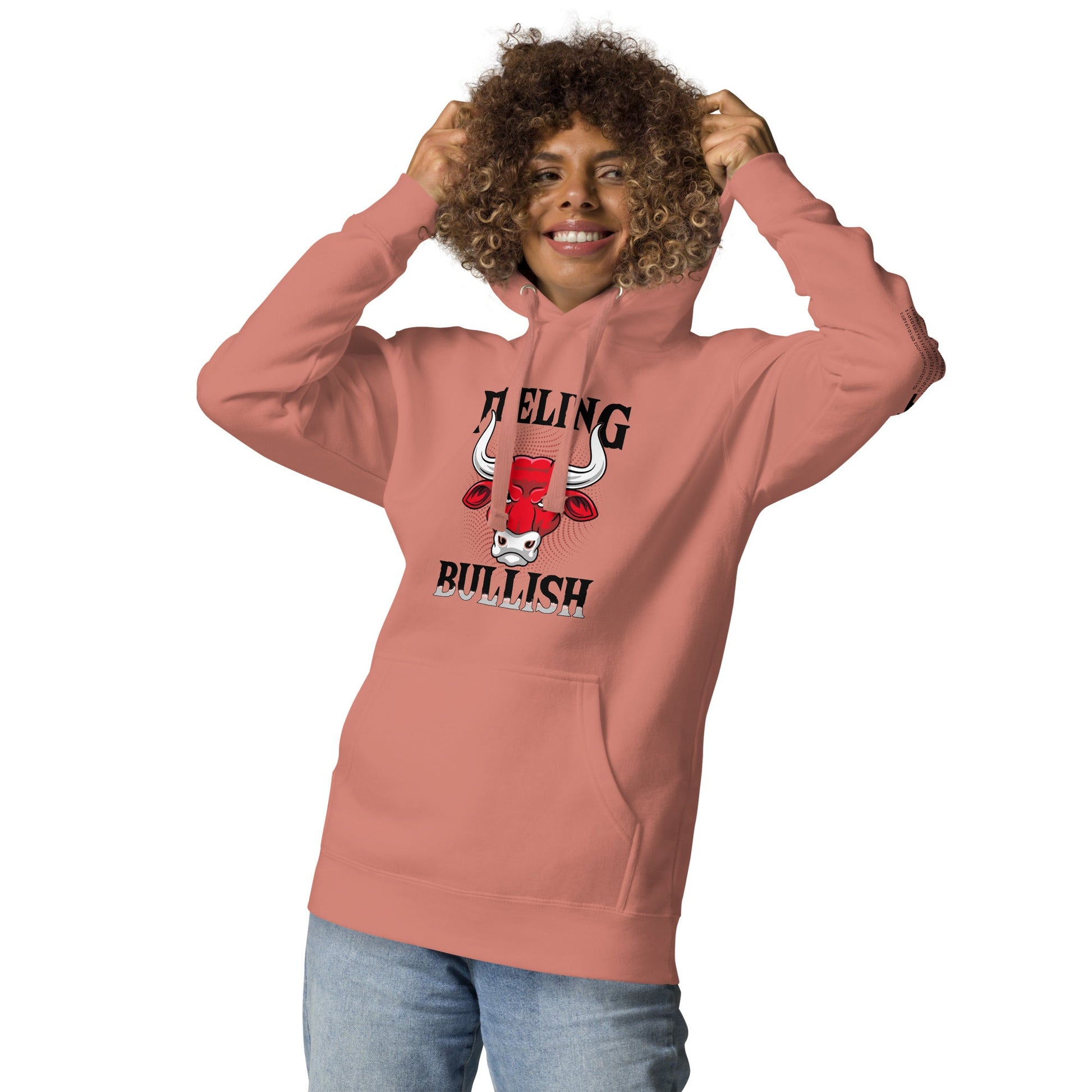 Feeling Bullish in Dark Text - Unisex Hoodie by DarkByteGear