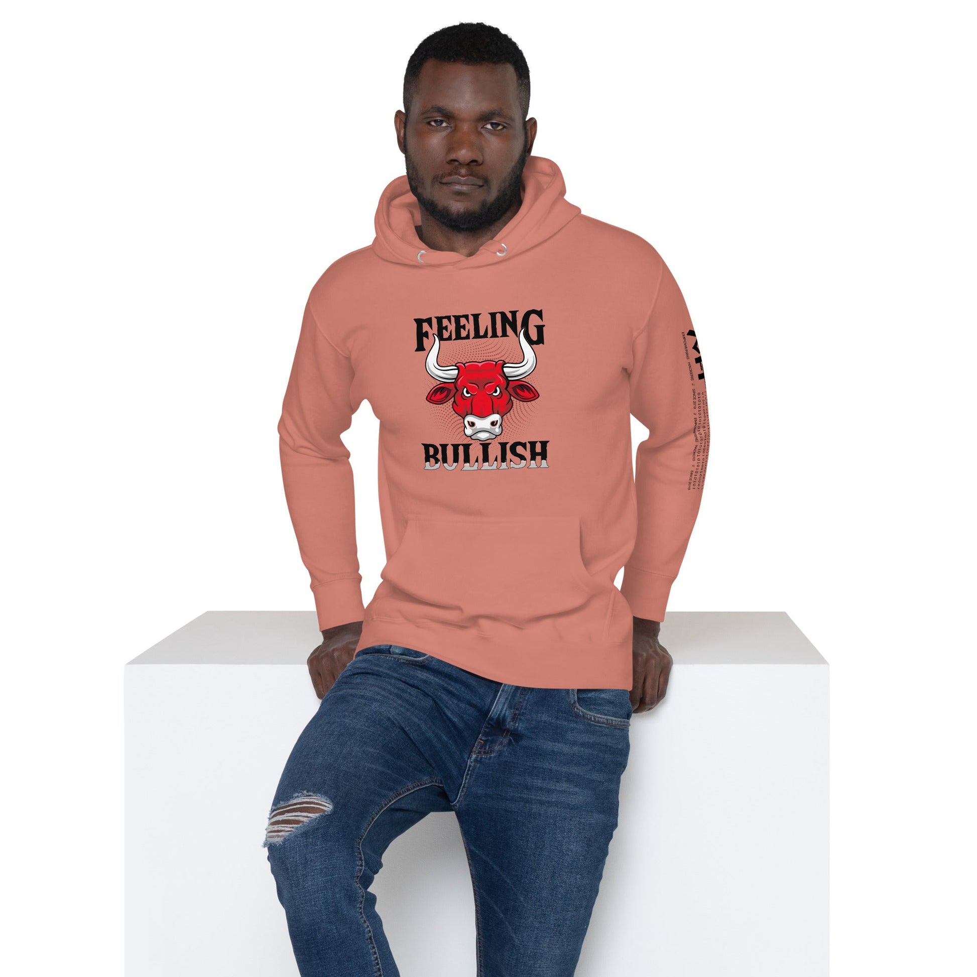 Feeling Bullish in Dark Text - Unisex Hoodie by DarkByteGear