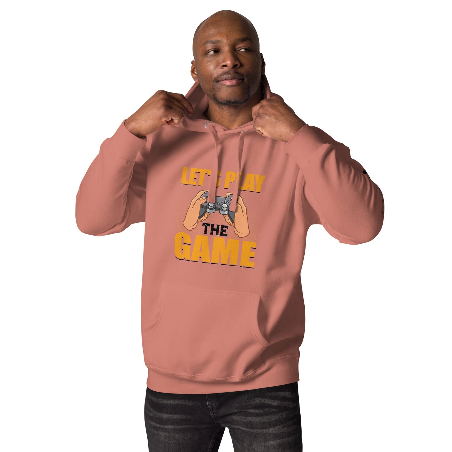 Let's Play the Game in Dark Text - Unisex Hoodie by DarkByteGear
