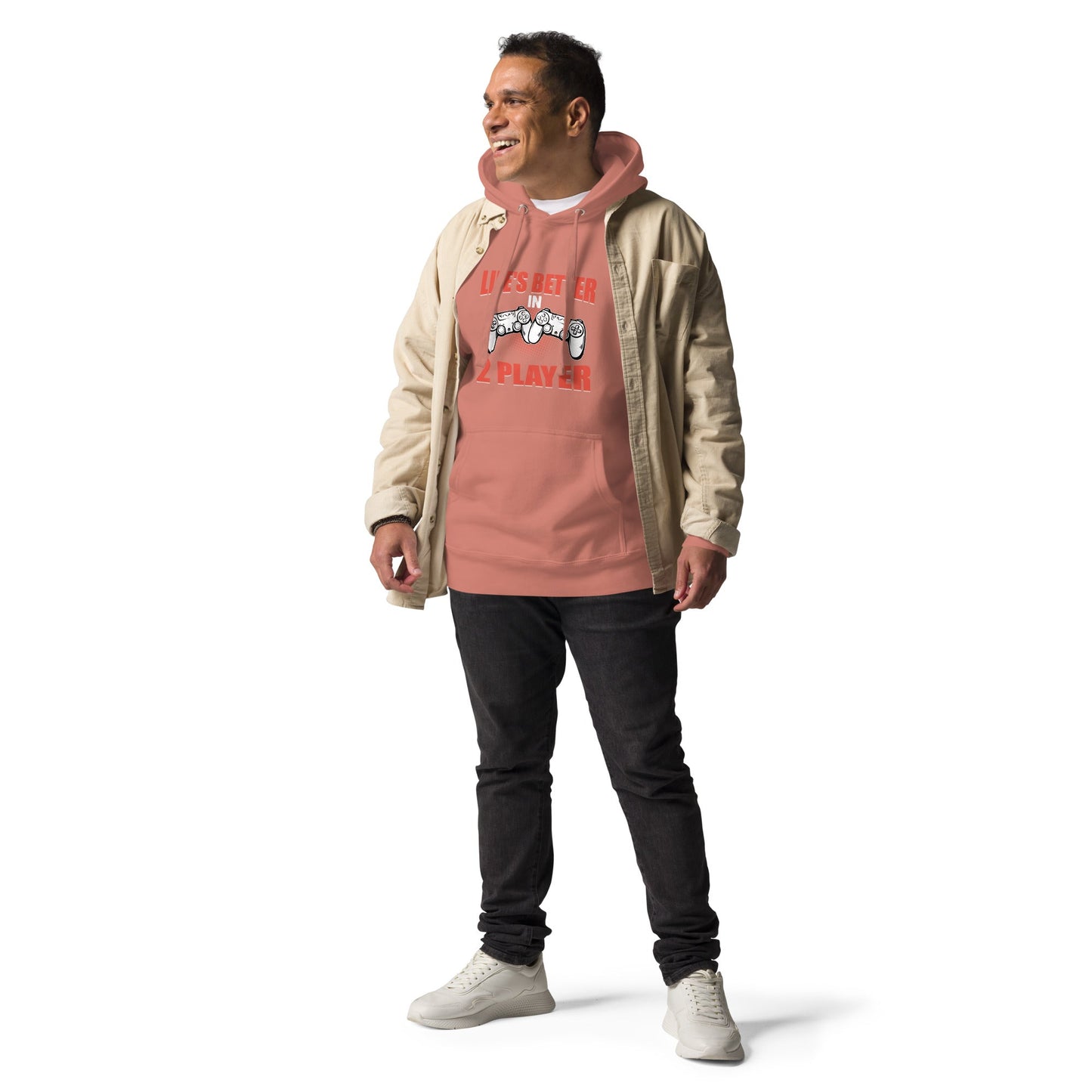 Life's Better in Two Players - Unisex Hoodie by DarkByteGear