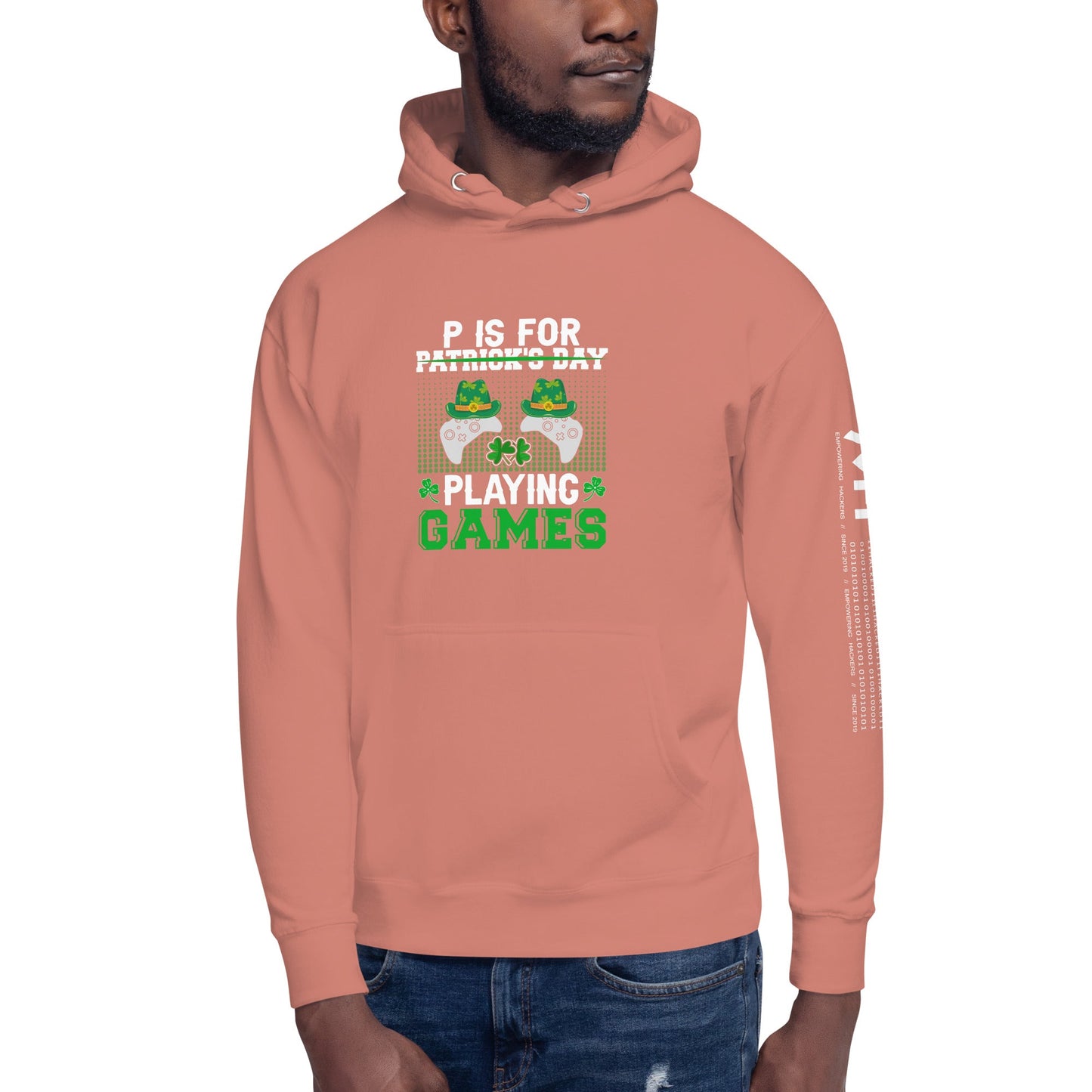 P is for "Playing Games" - Unisex Hoodie by DarkByteGear