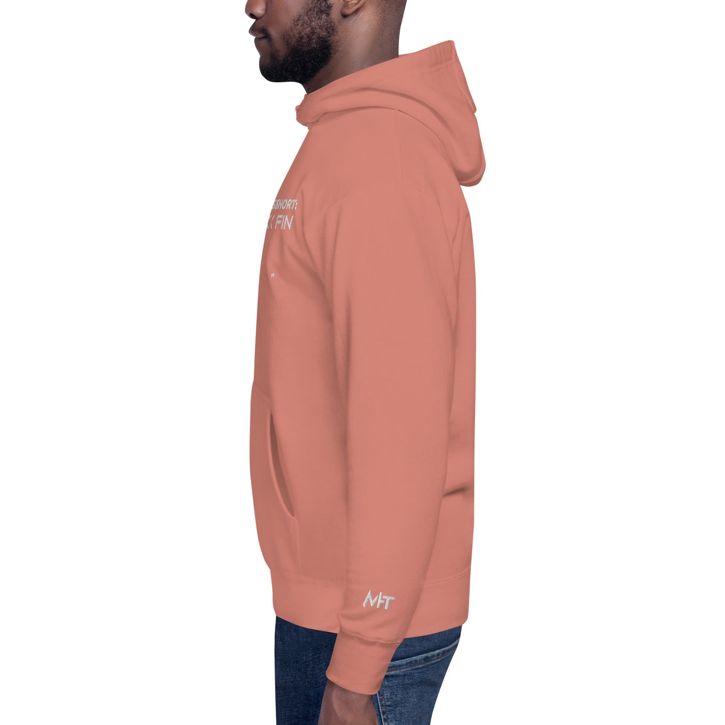 Long story short - Syn Ack Fin - Unisex Hoodie (Embroidery) by DarkByteGear