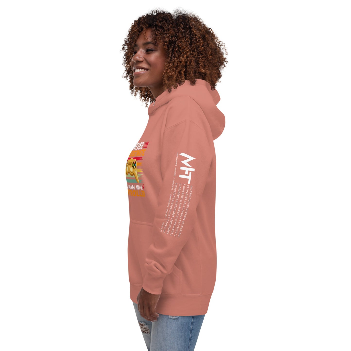 Never Underestimate an old man with a controller - Unisex Hoodie by DarkByteGear