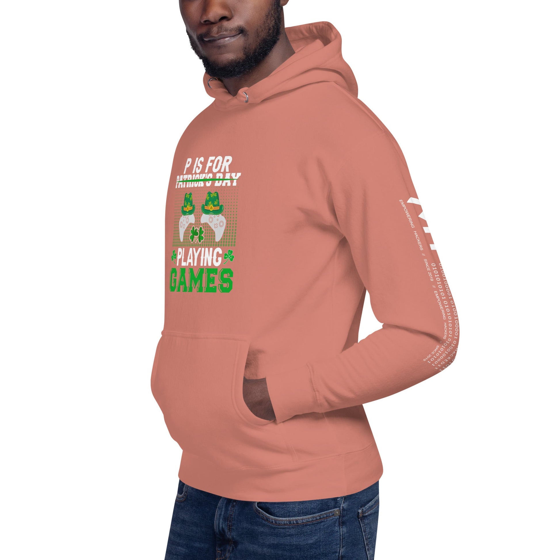 P is for "Playing Games" - Unisex Hoodie by DarkByteGear