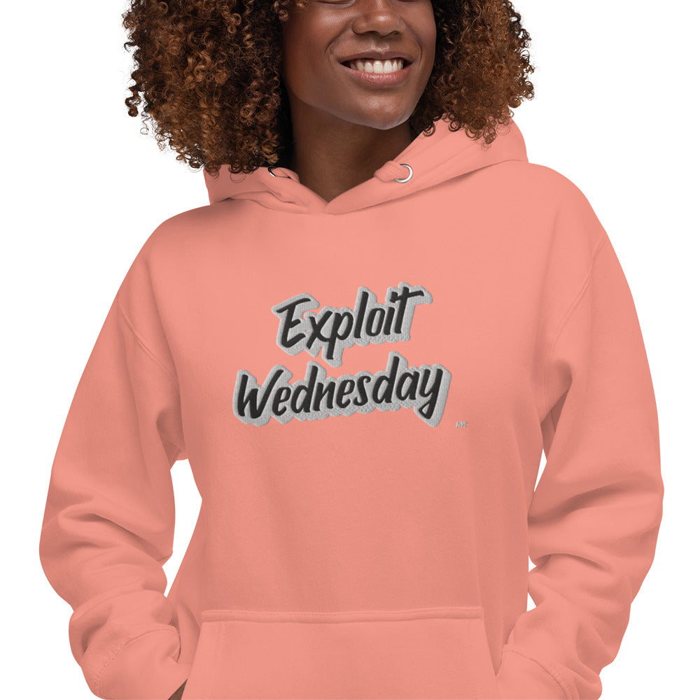 Exploit Wednesday - Unisex Hoodie (embroidered) by DarkByteGear