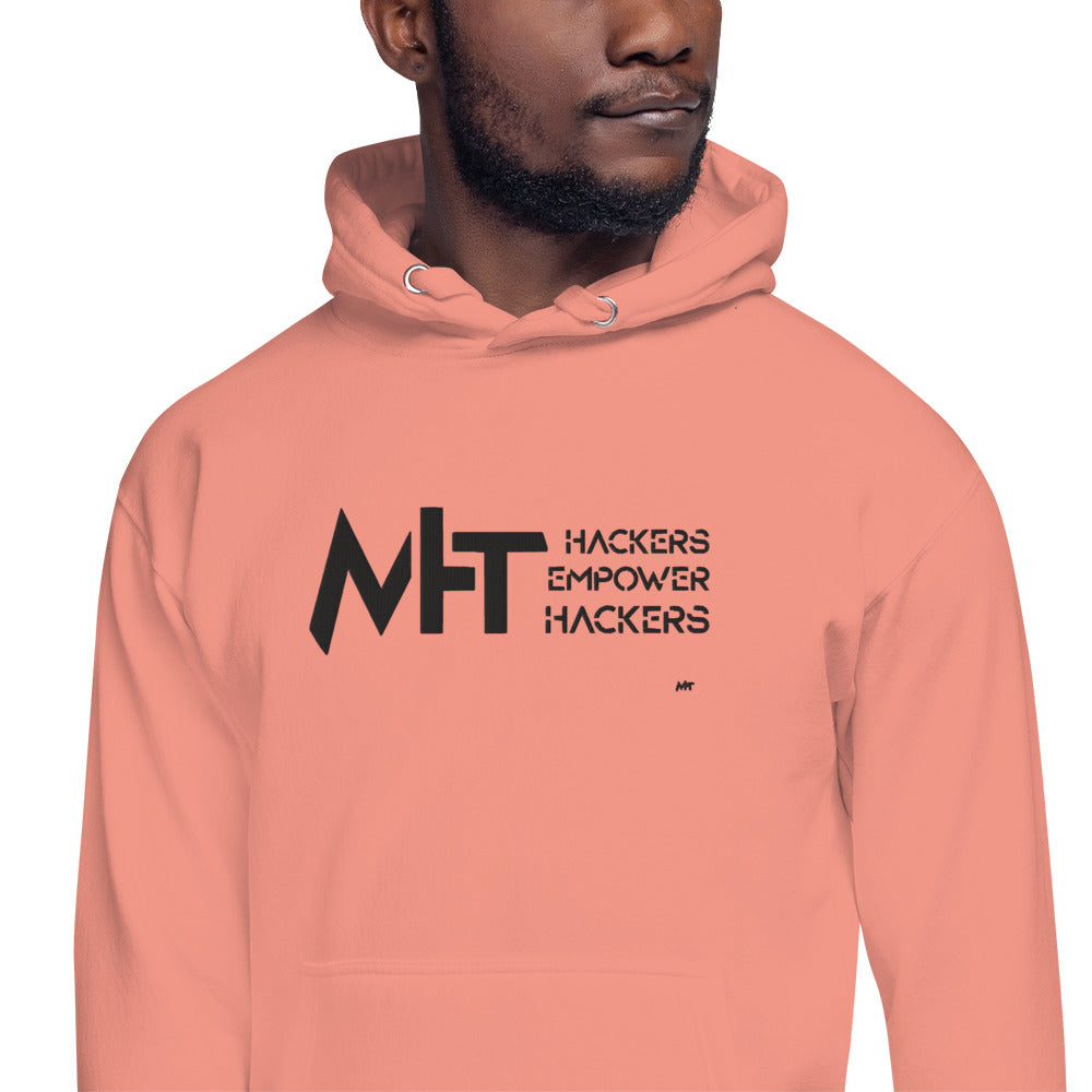 Hackers Empower Hackers - Unisex Hoodie (embroidered) by DarkByteGear